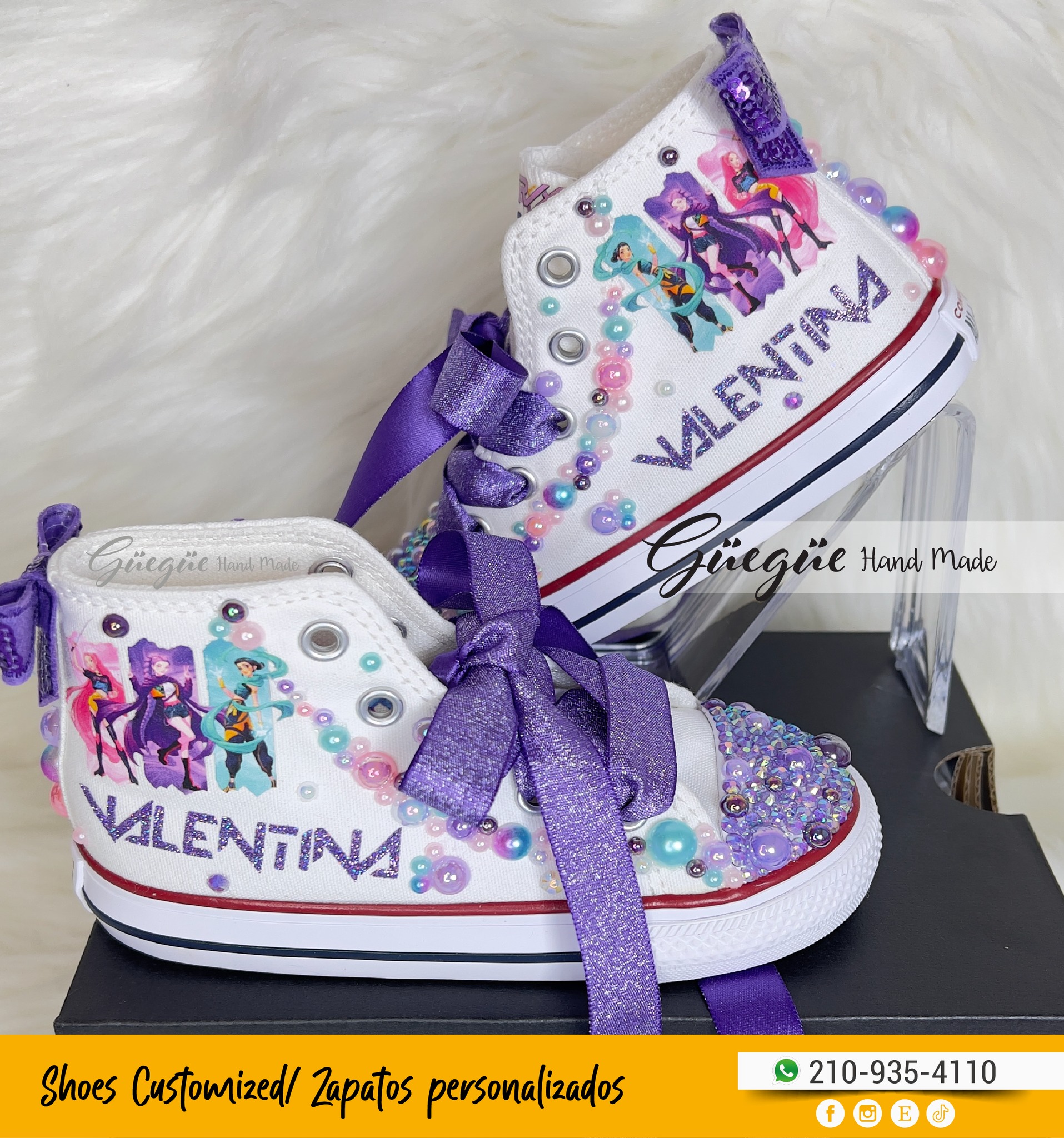 Nino Chiong Facebook ad: KPOP DEMON HUNTER 1- Demon Hunter Custom Shoes Handmade |…