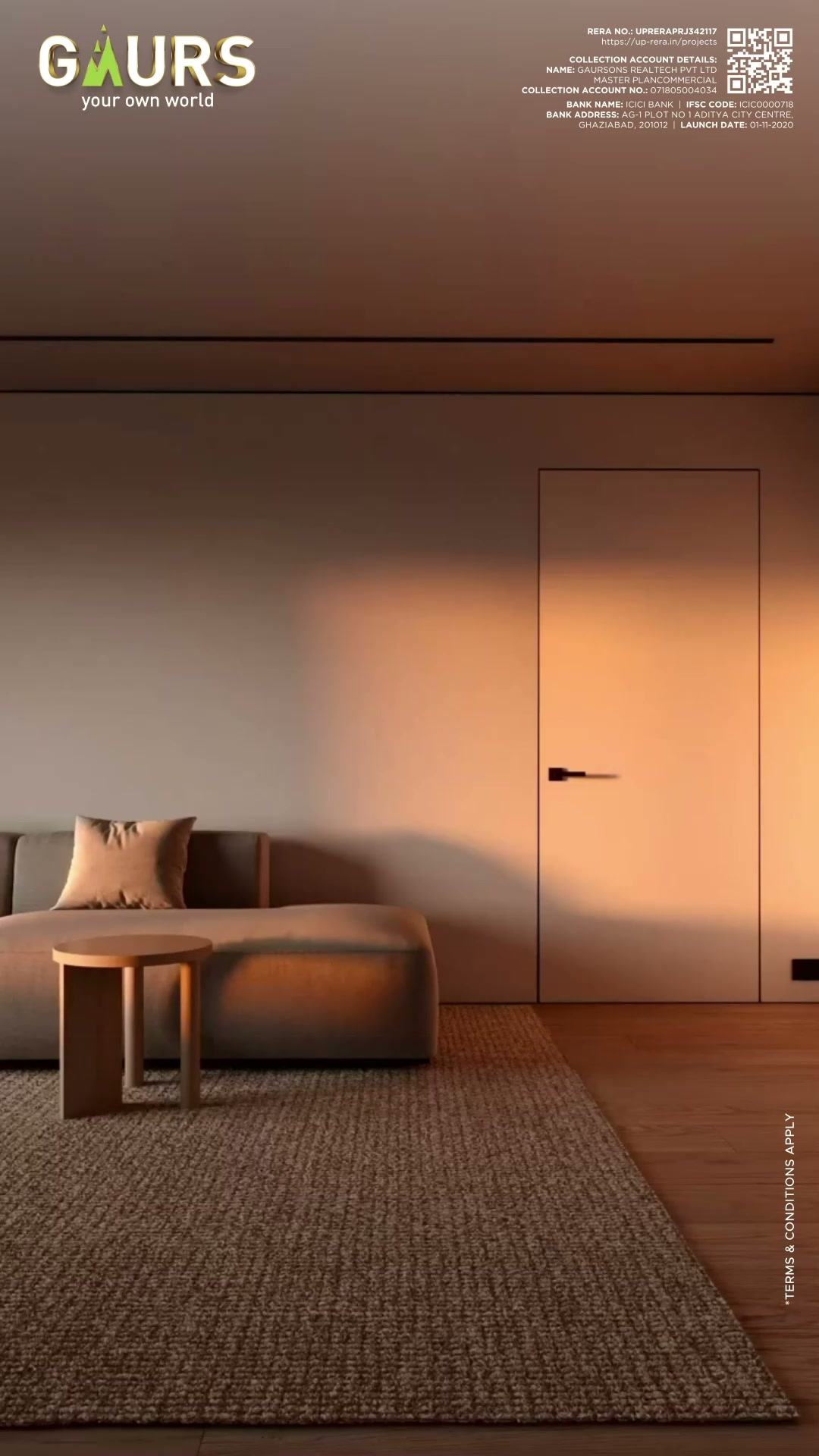 Gaurs Group Facebook ad: Studio Apartments Near Airport