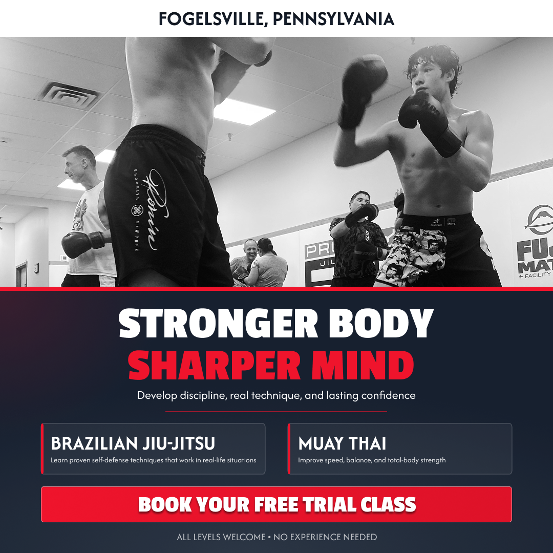 Prodigy Jiu-Jitsu Academy Facebook ad: Try a FREE Intro Class
