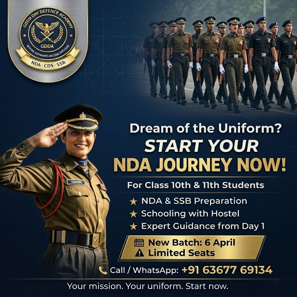 Good Day Defence Academy Facebook ad: Dream of the Uniform?