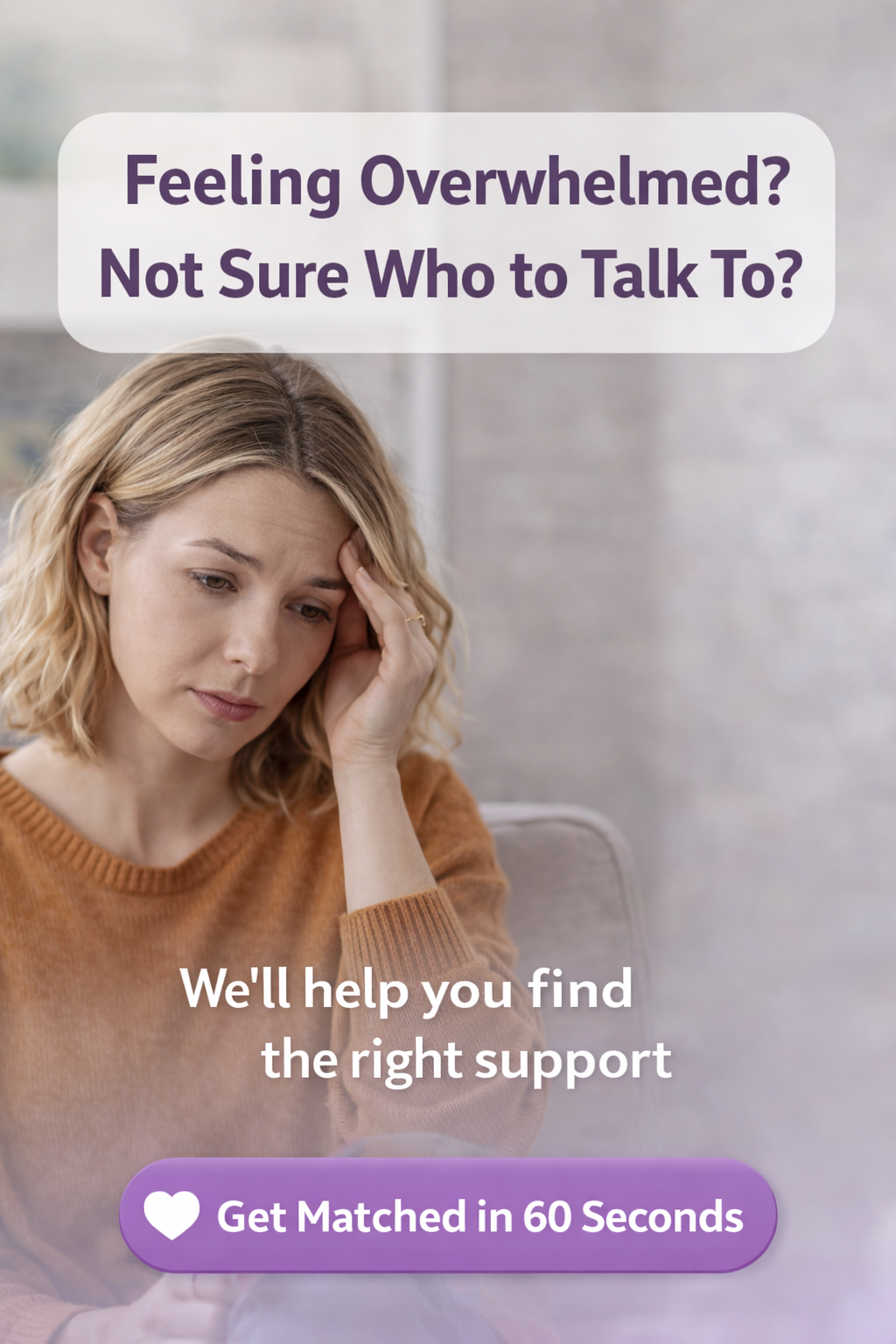 Lavender Counselling & Hypnotherapy Facebook ad from Apr 8, 2026