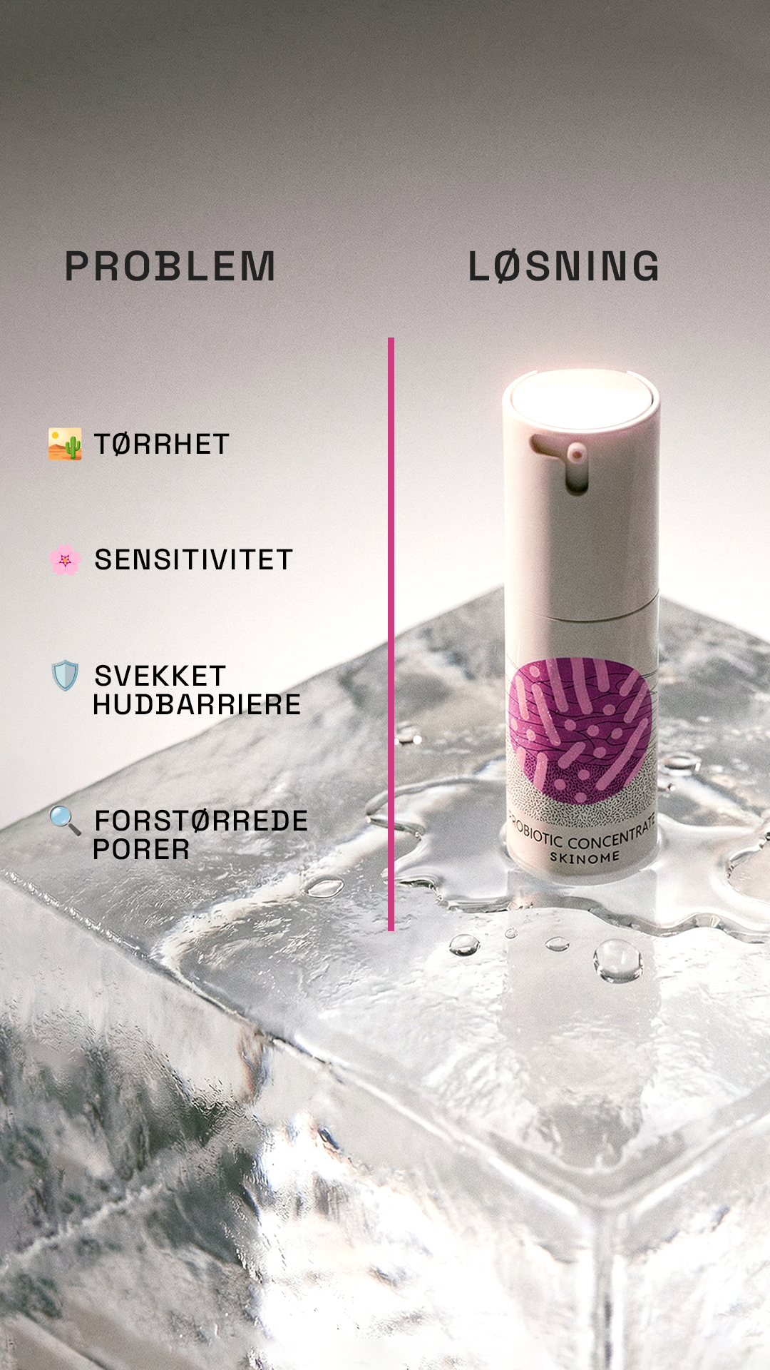Skinome Facebook ad