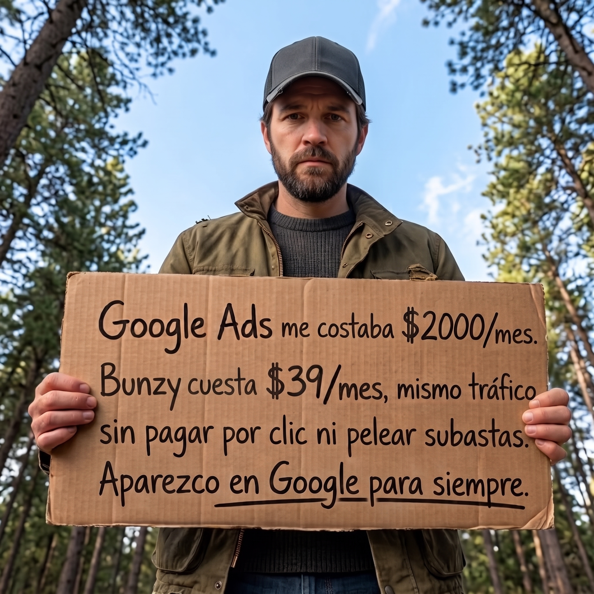 Bunzy Facebook ad