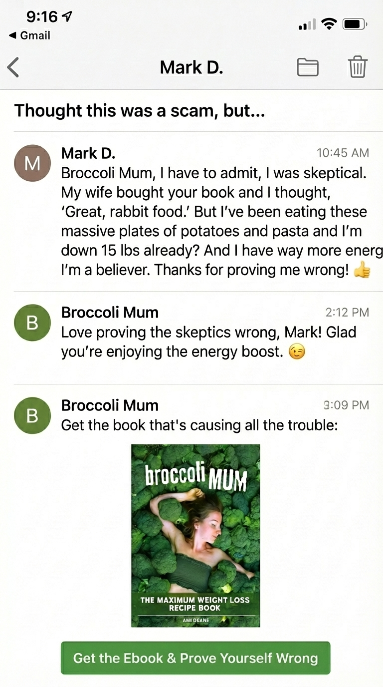 Broccoli Mum Facebook ad