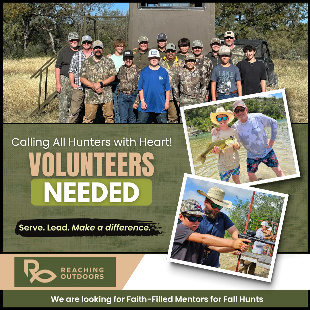 Reaching Outdoors of Texas Facebook ad: Mentor Young Men in Faith & Adventure