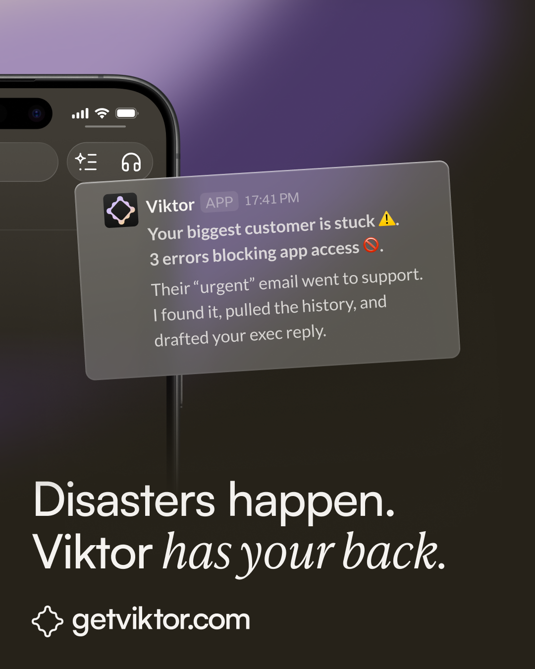 Viktor Facebook ad