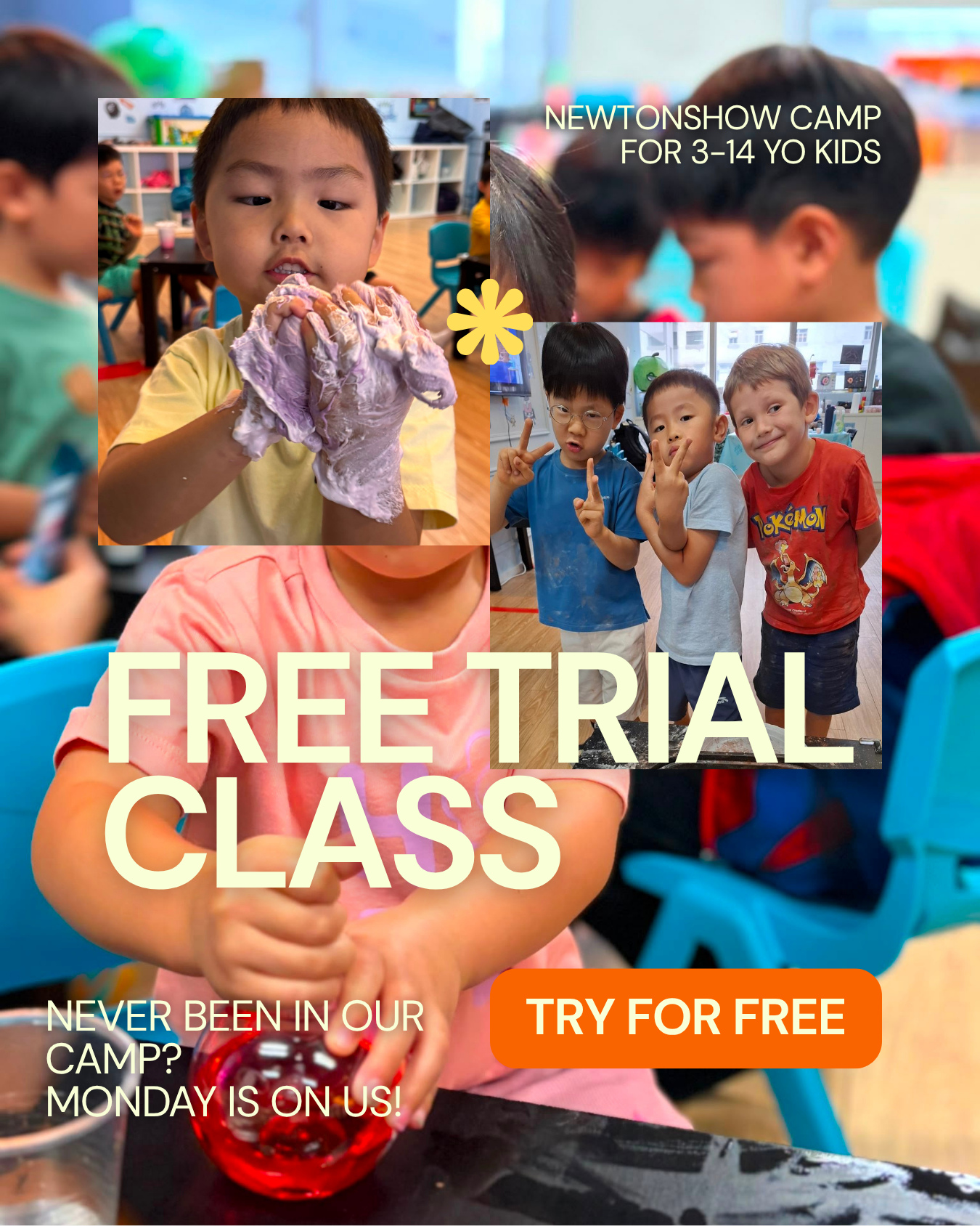Newtonshow camp Facebook ad: Never been to Newtonshow?