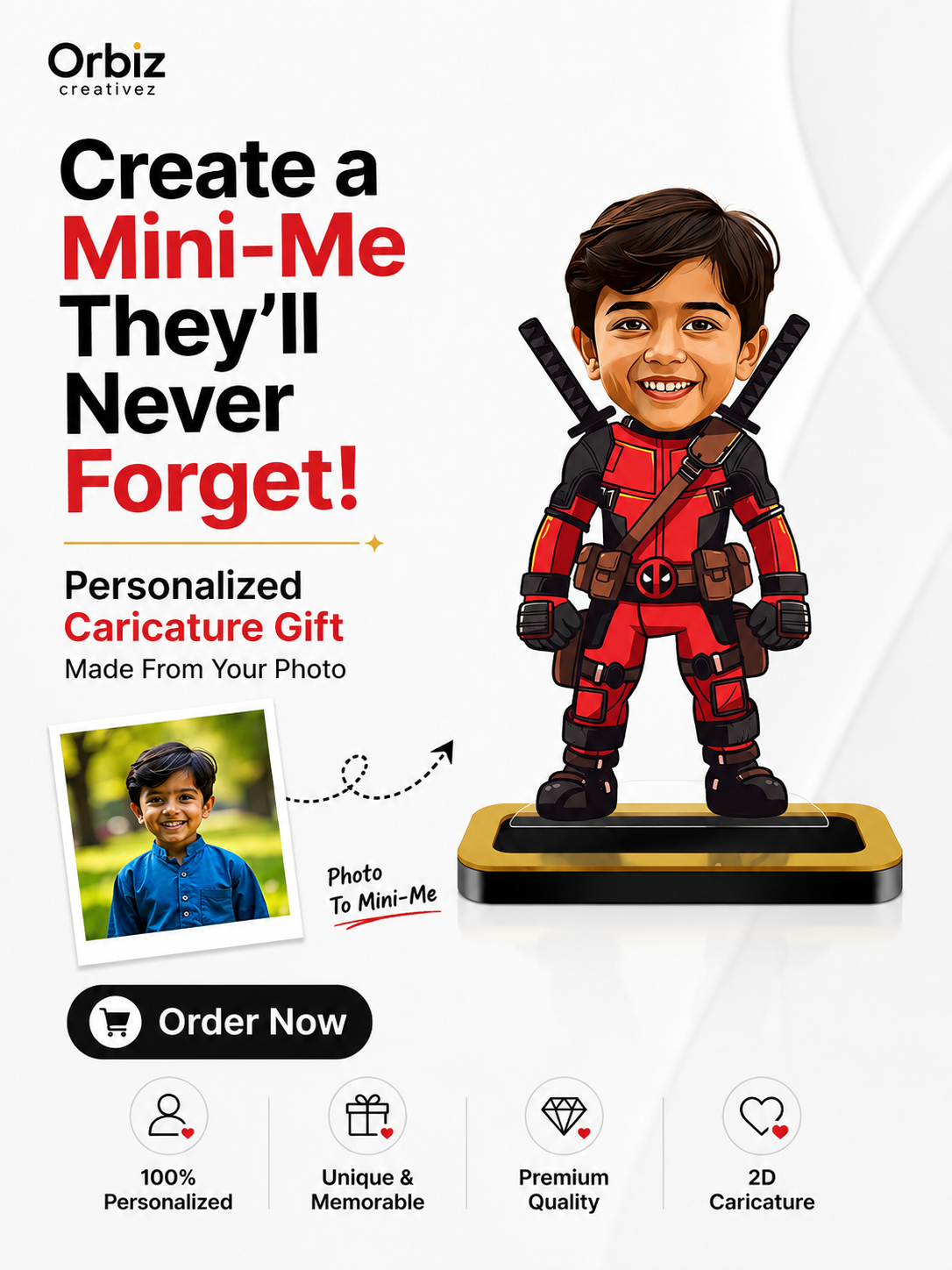 Orbiz Creativez Pvt Ltd Facebook ad: Get Your Personalized Minime