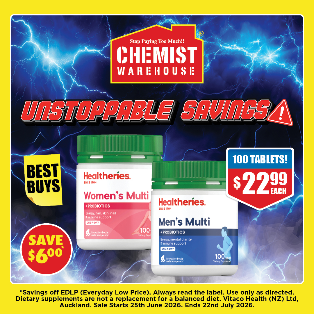 Chemist Warehouse New Zealand Facebook ad