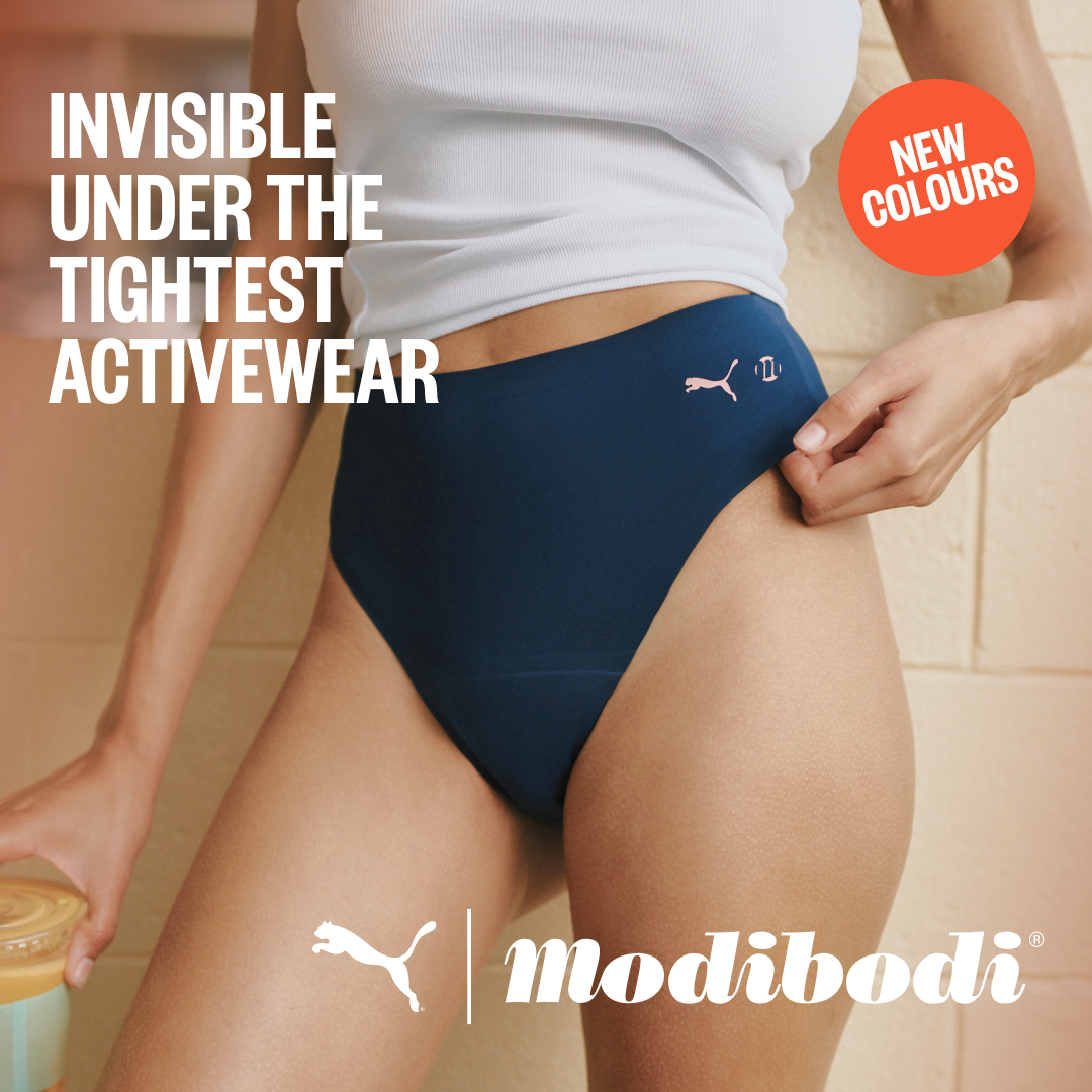 Modibodi Facebook ad: NEW PUMA X MODIBODI HAS LAUNCHED