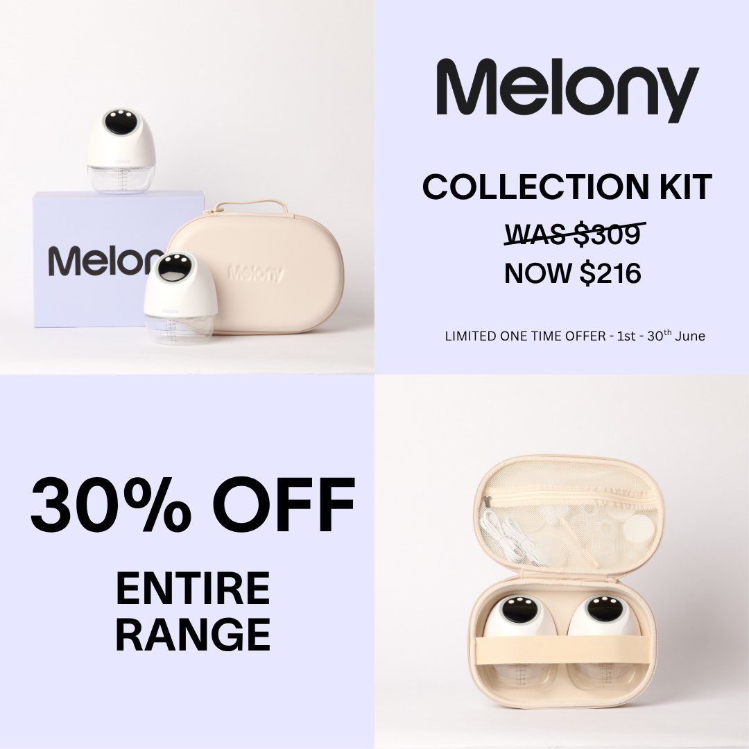 Melony Facebook ad: Melony is changing the breastfeeding game with our…
