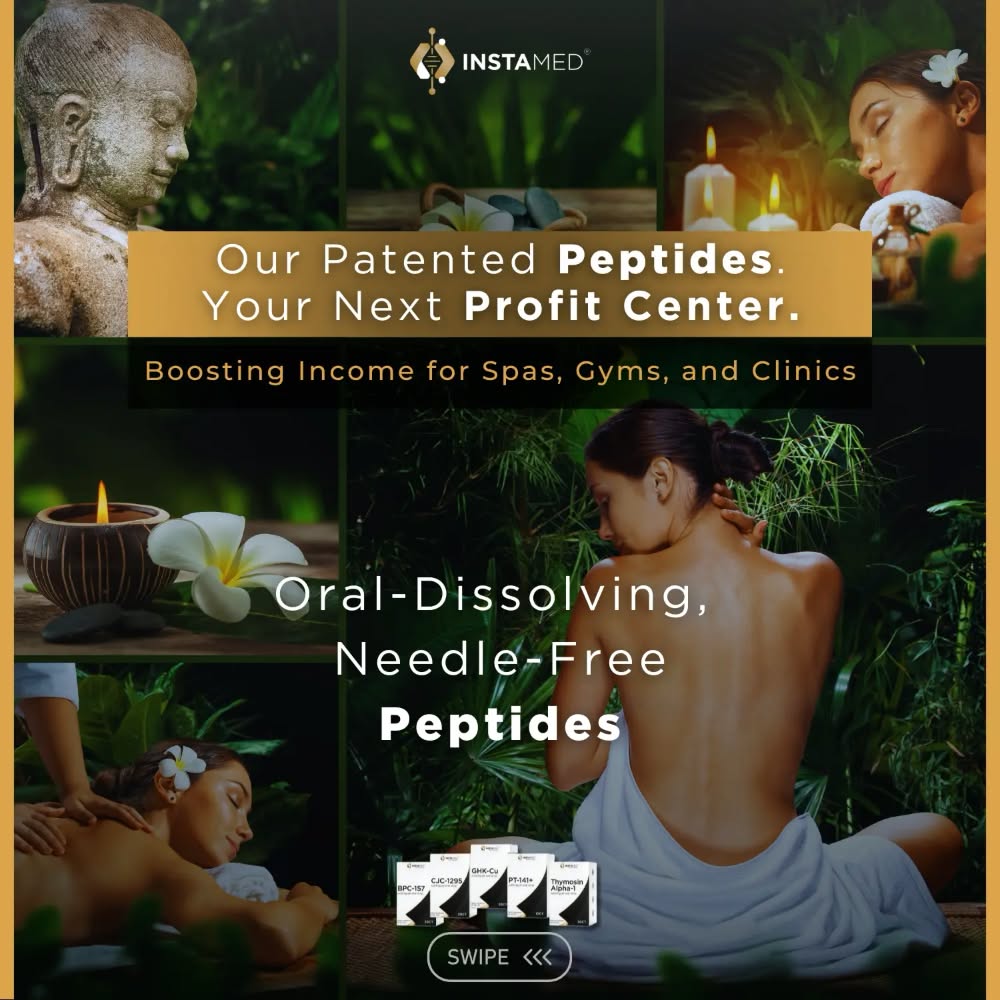 InstaMed Facebook ad: The First-of-Its-Kind Oral-Dissolving Peptides, Now…