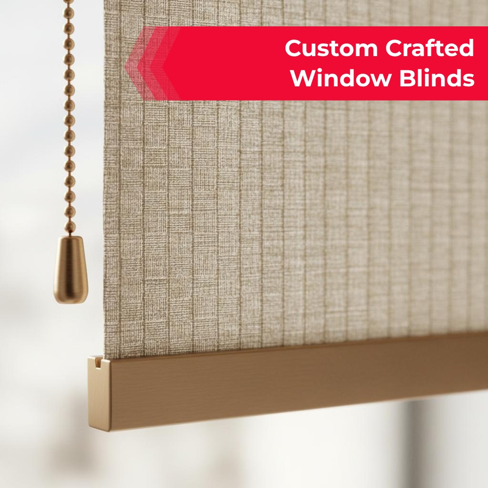 Blog Seer Beam Facebook ad: Custom Crafted Window Blinds...