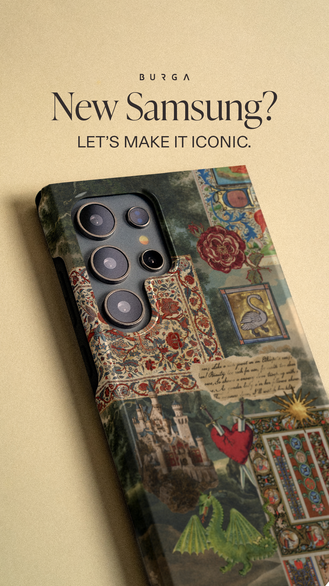 BURGA Cases Facebook ad