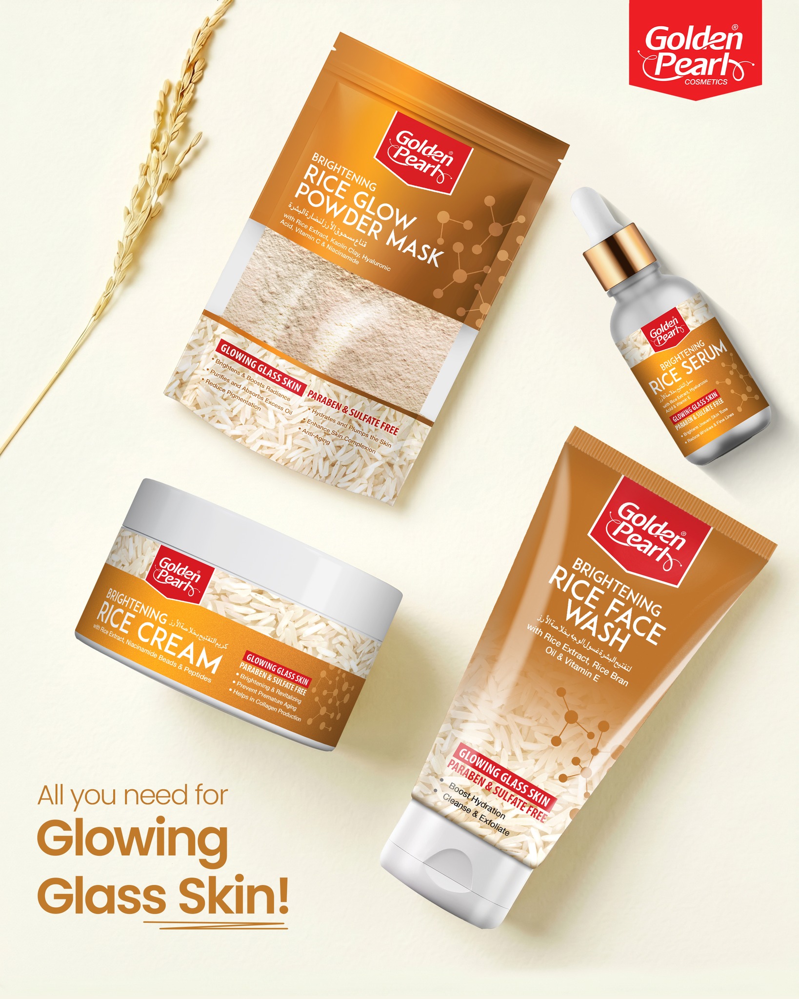 Golden Pearl Cosmetics Facebook ad
