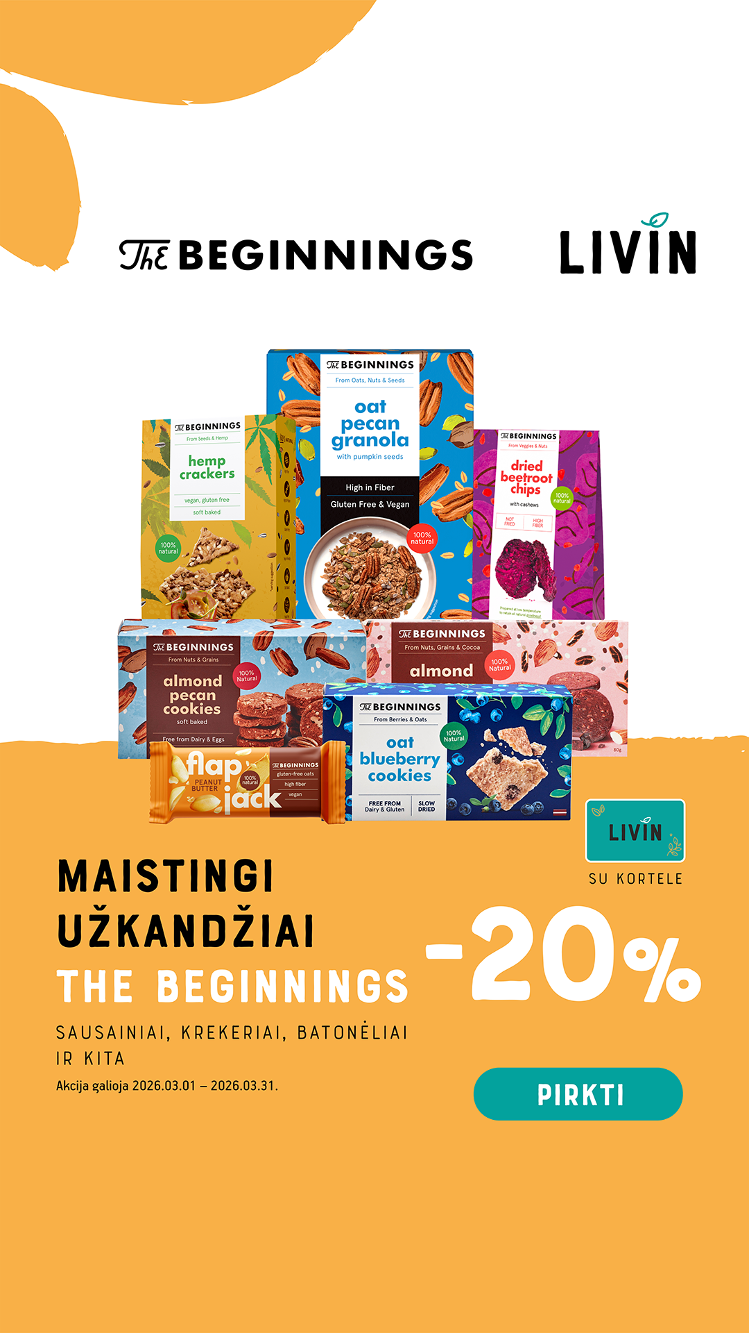LIVIN sveiki produktai Facebook ad