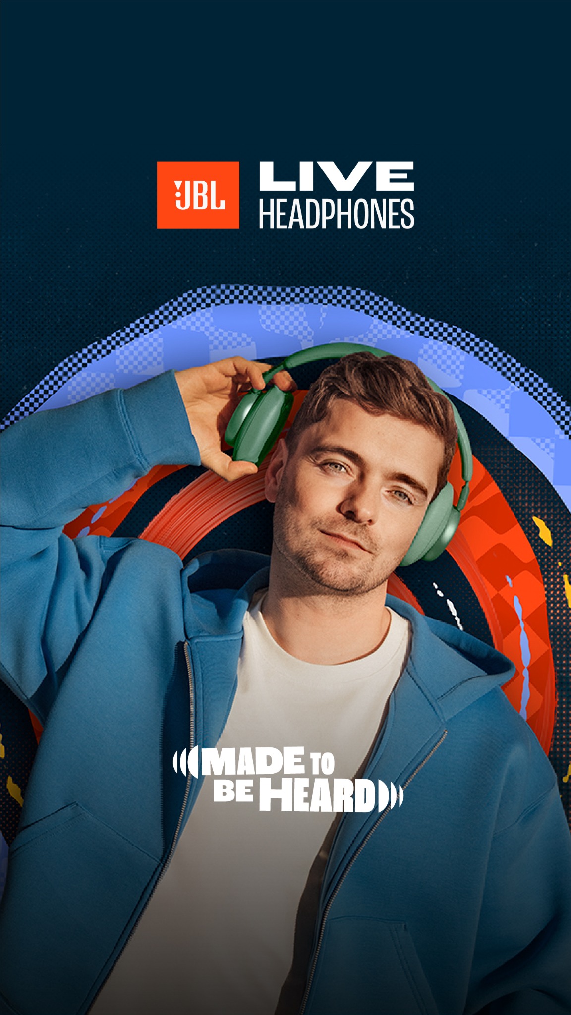 JBL Facebook ad: Bold colors. All-day fit.