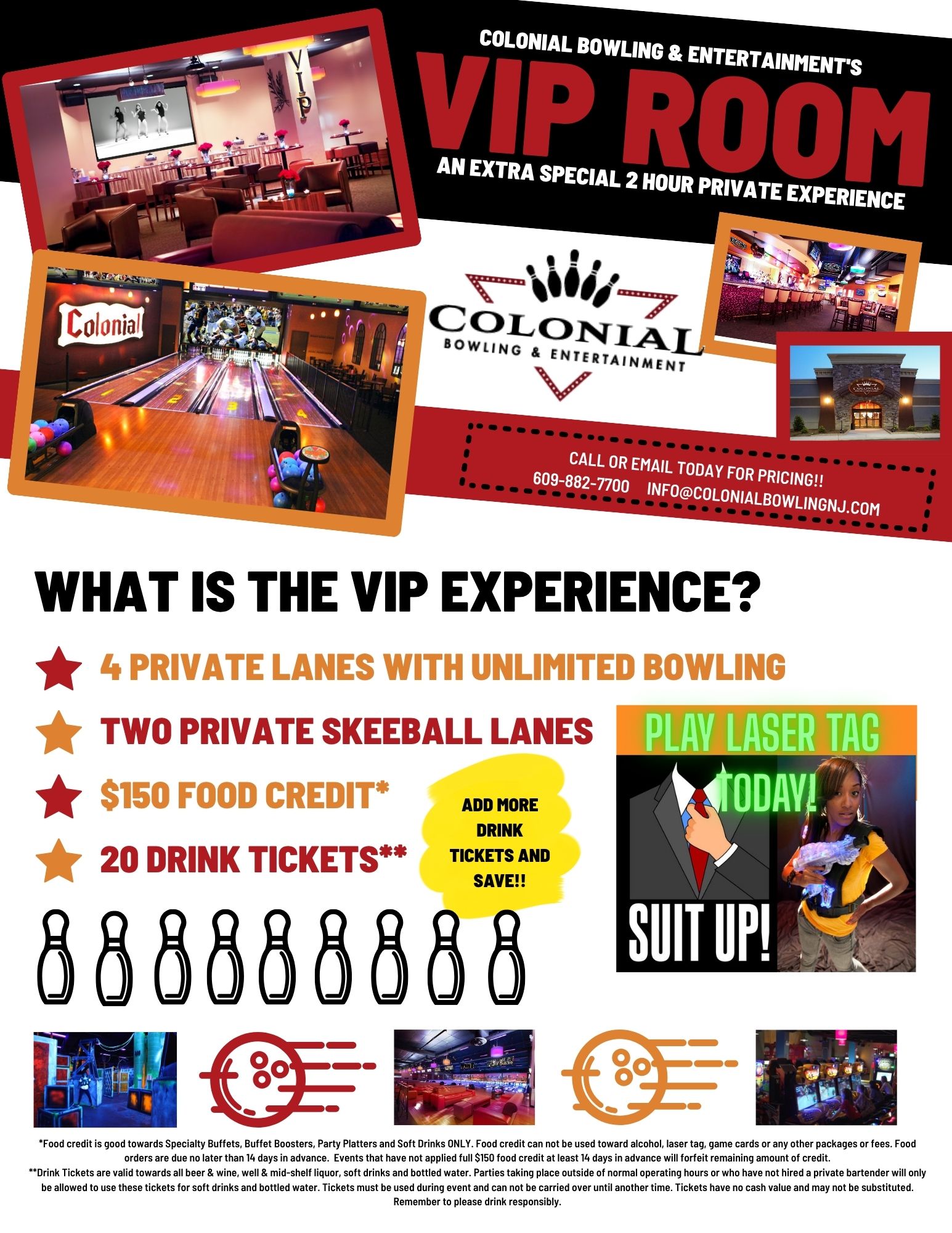 Colonial Bowling NJ Facebook ad