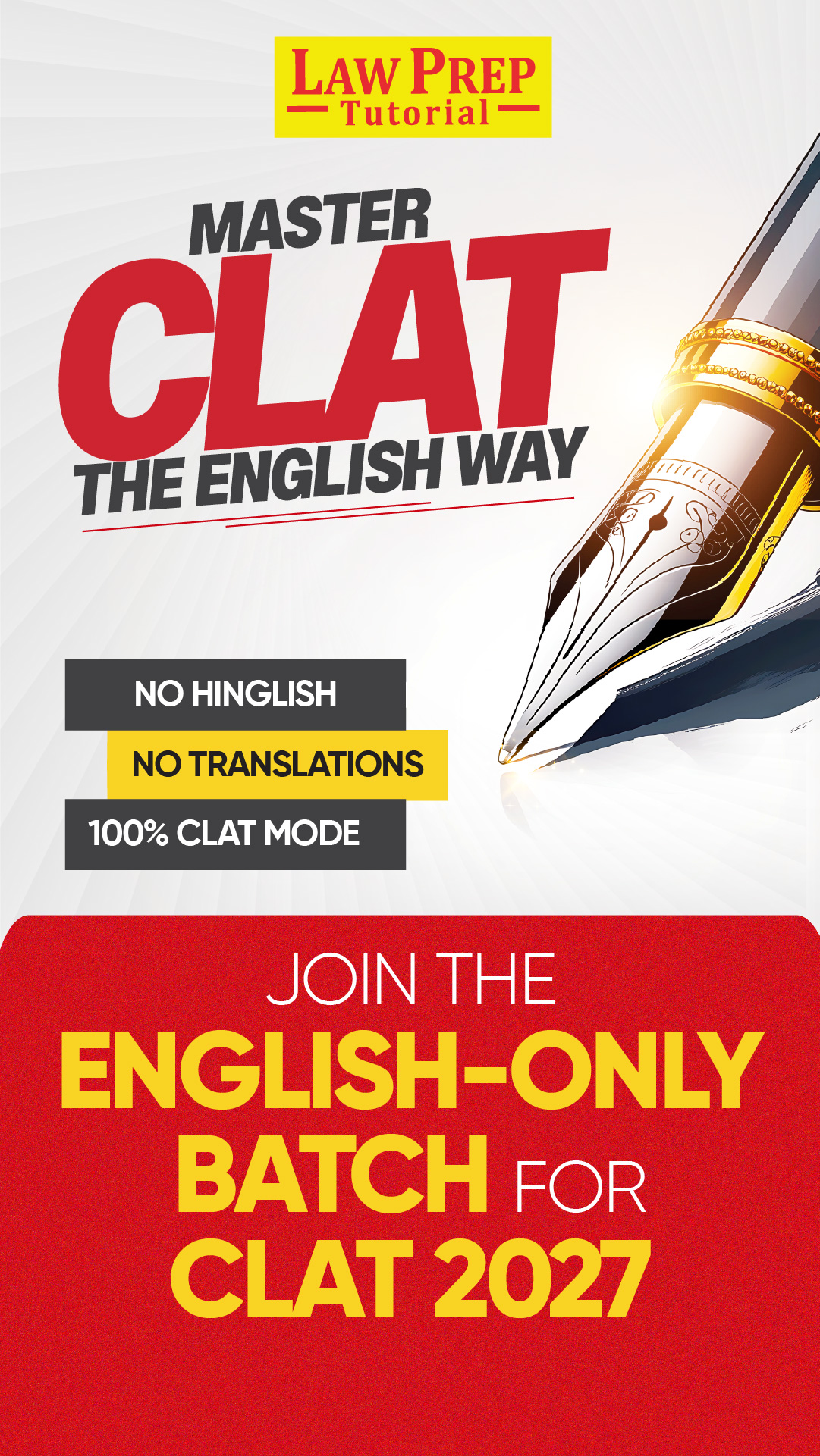 Law Prep Tutorial Facebook ad