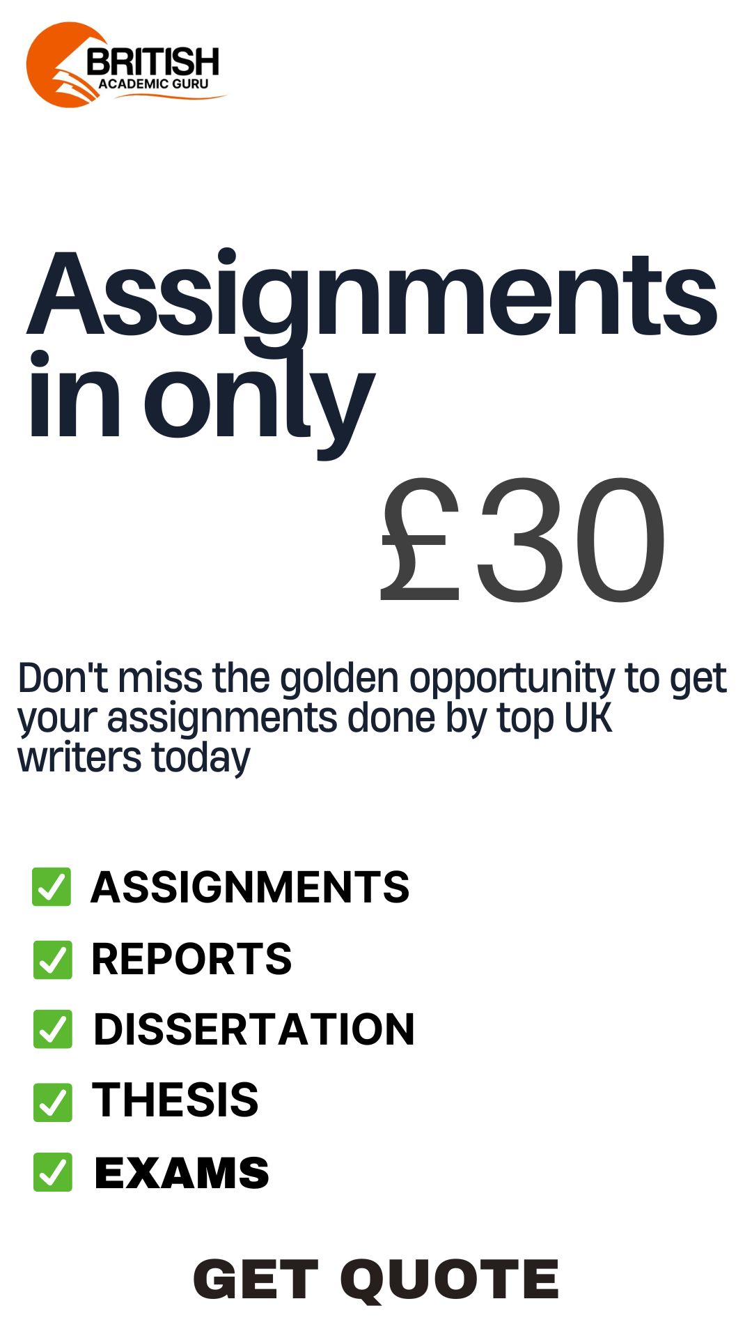 British Academic Guru Facebook ad from Mar 11, 2025