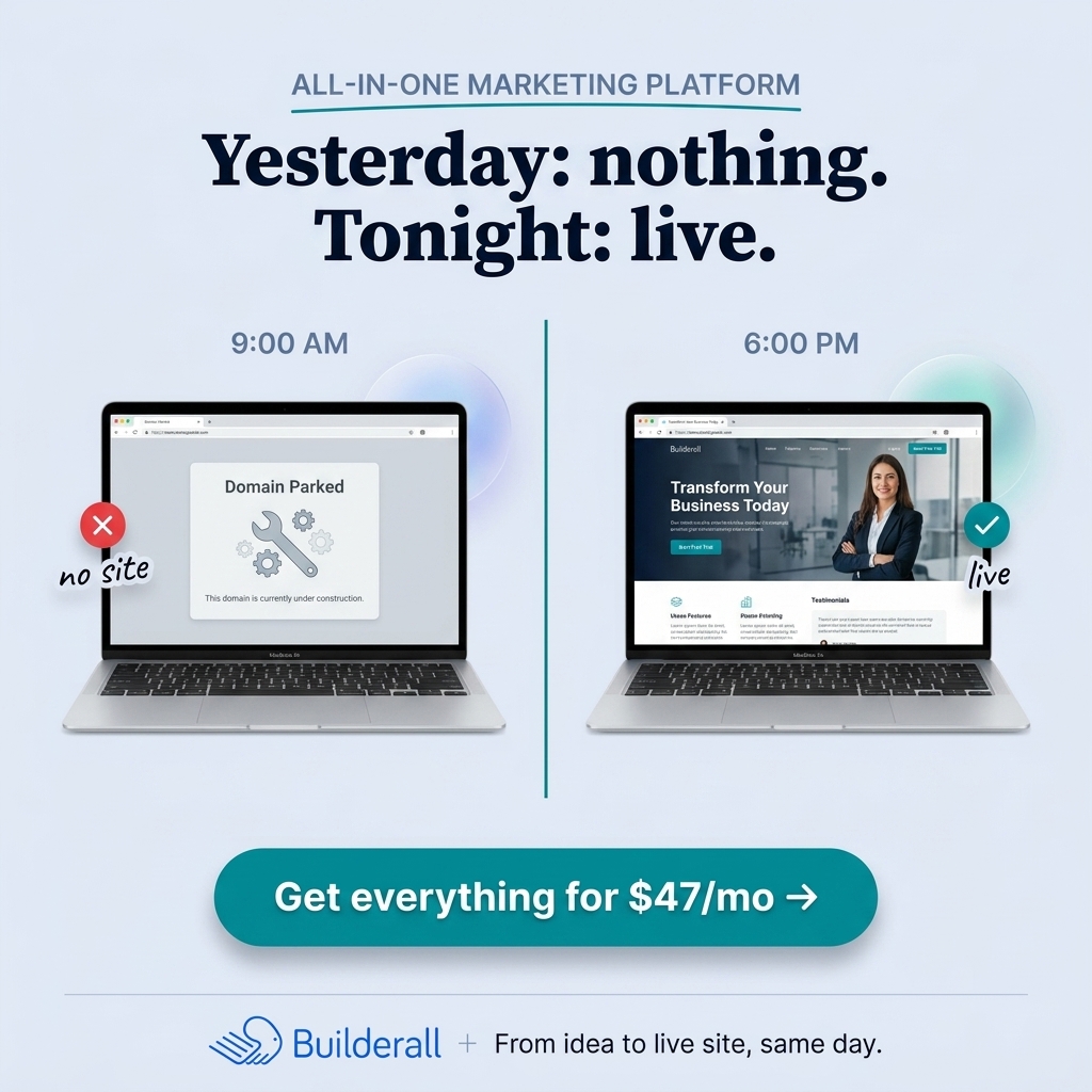 Builderall Facebook ad