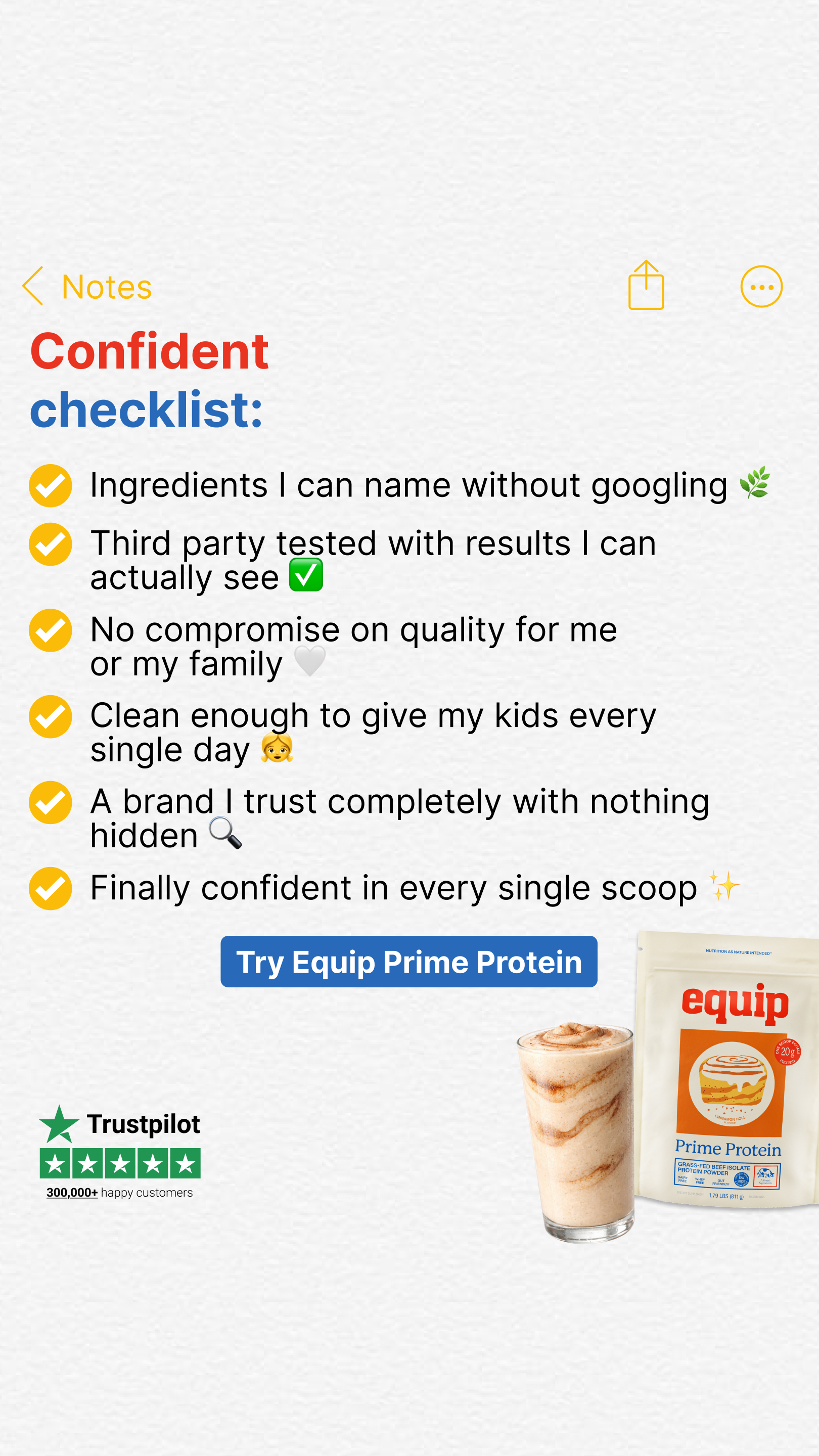 Equip Facebook ad