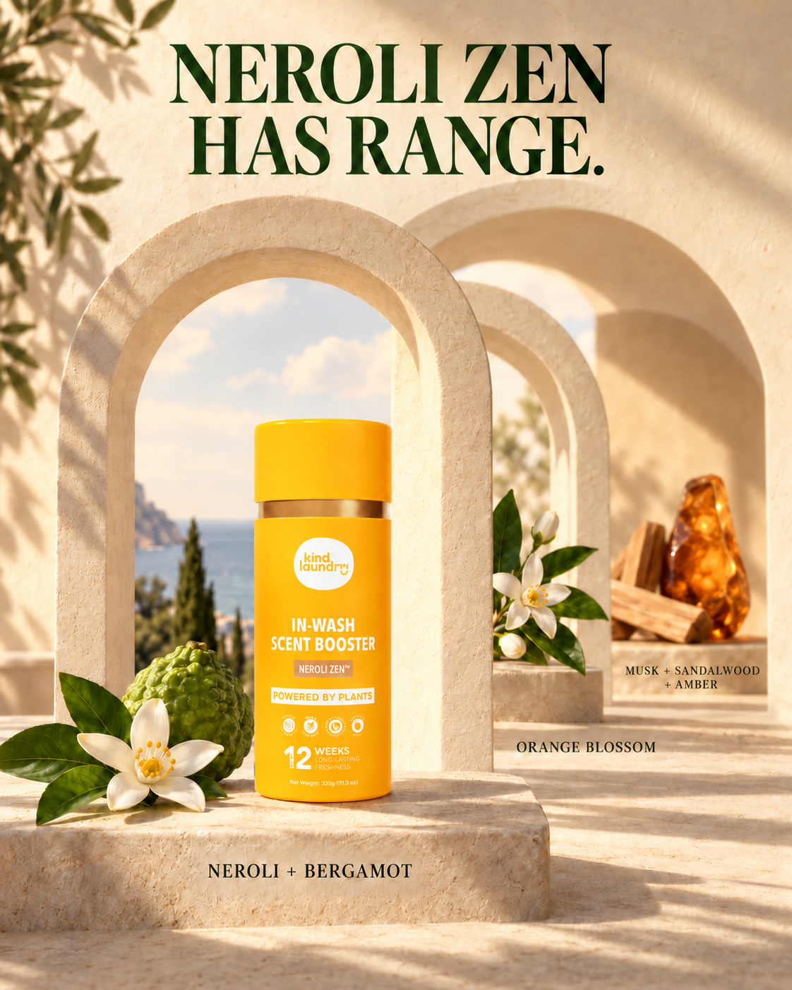 Kind Laundry Facebook ad: The Scent Booster That Layers Like Fine Fragrance