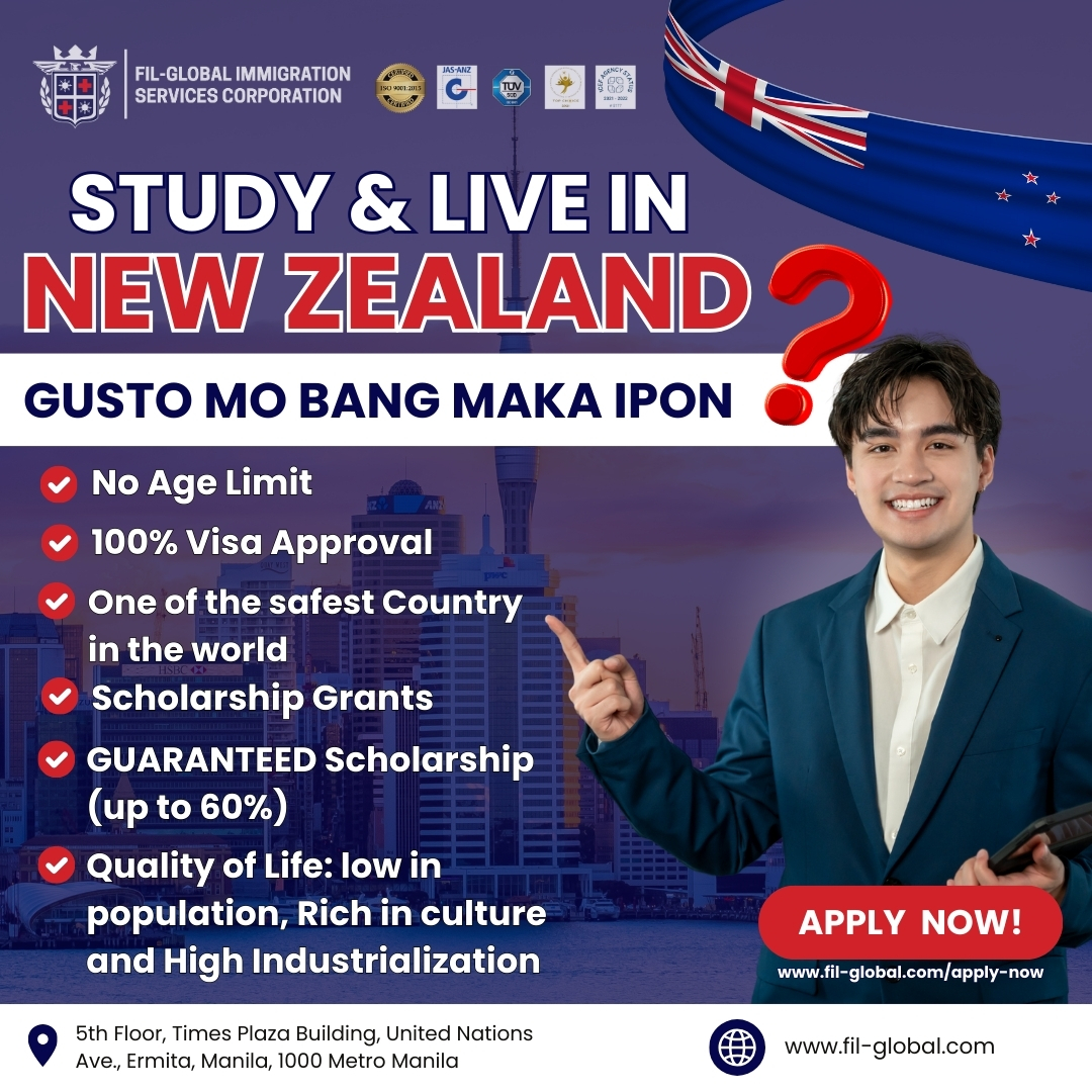 Fil-Global Immigration Services Corporation Facebook ad: Affordable pathways to study and live overseas with…