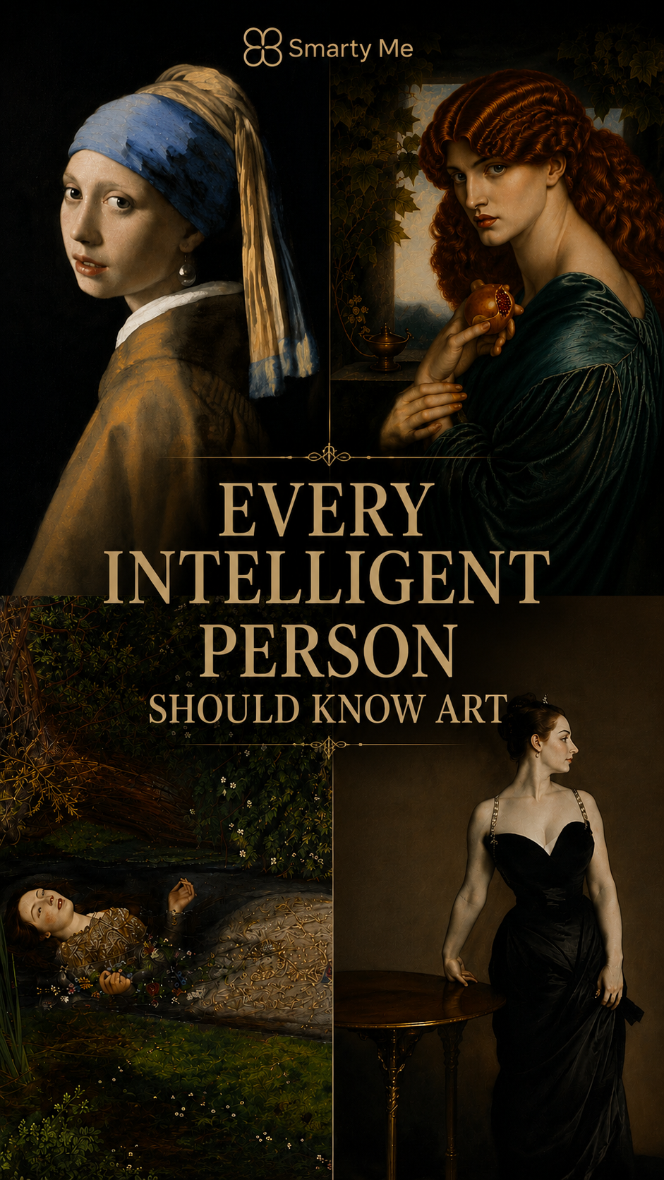 SmartyMe: Art Across Time Facebook ad: Unlock the Language of Art.