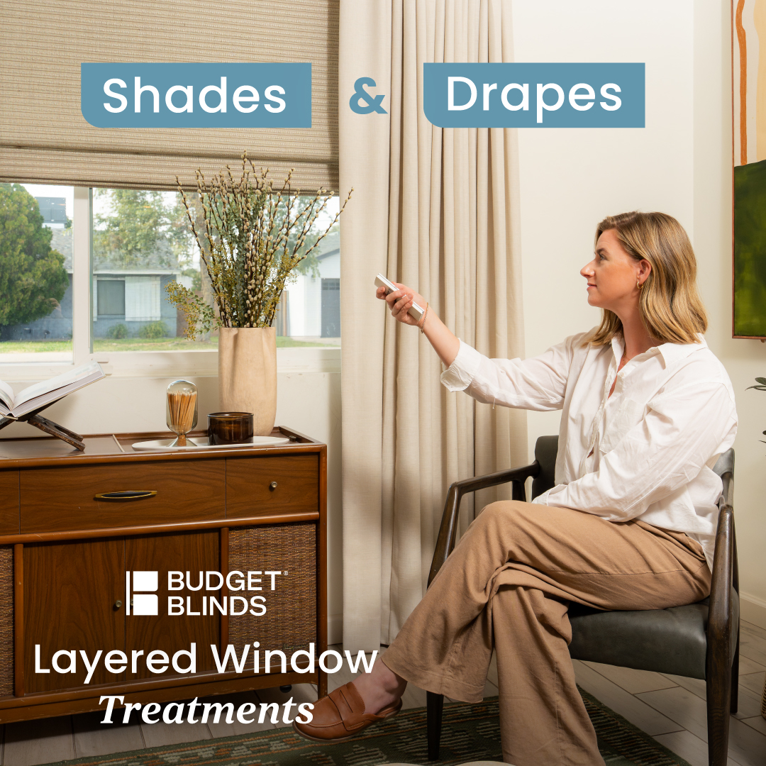 Budget Blinds Facebook ad: Designed For Your Home, By You