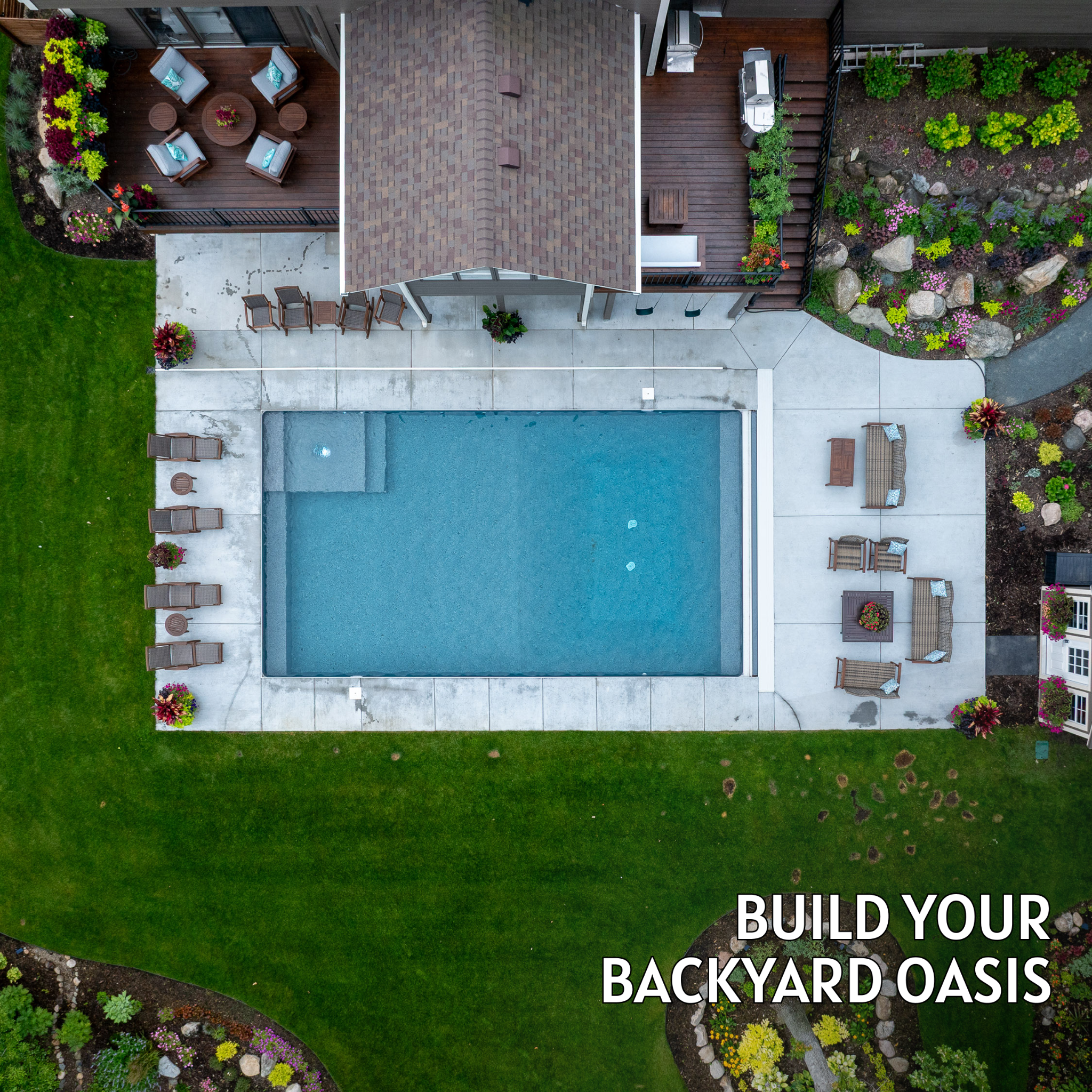 Plan Pools & Concrete Facebook ad
