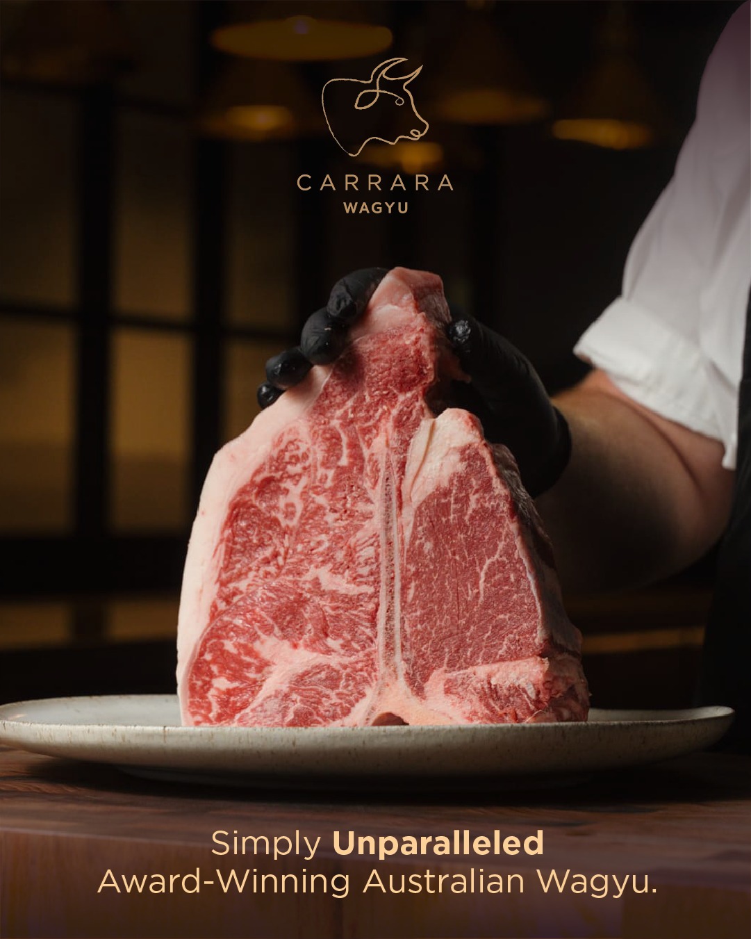 Carrara Wagyu Facebook ad: Meet Carrara Wagyu.