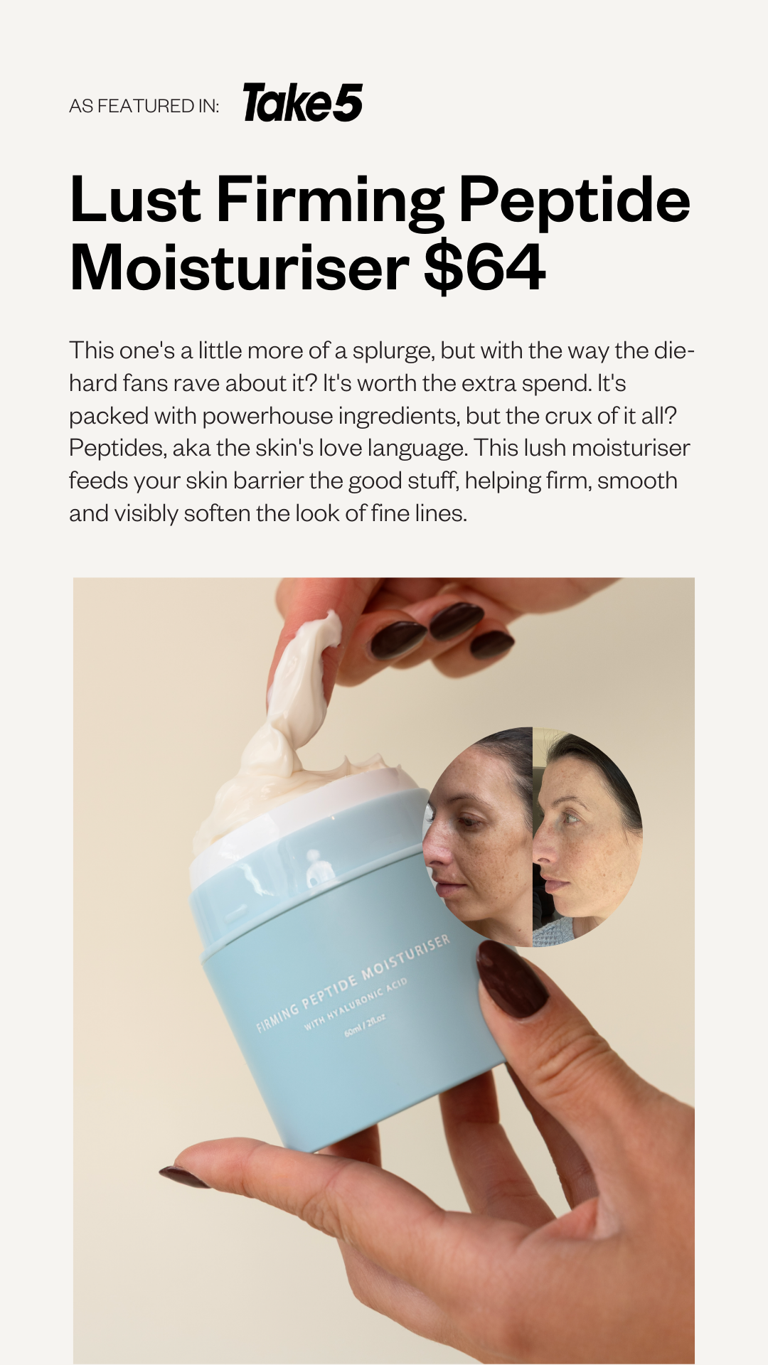 Lust Minerals Facebook ad