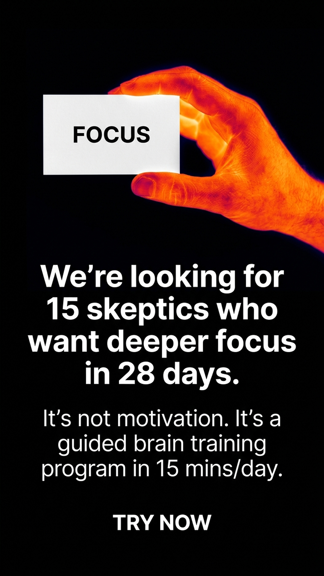 Impulse: Brain Training & Self-Discovery Facebook ad