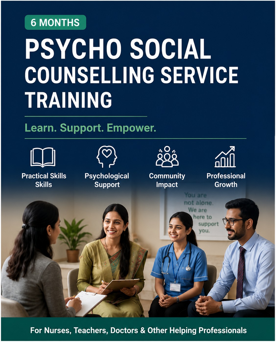 Psycho Social Counselling and Research Center 9 Facebook ad: Every day, you support others.