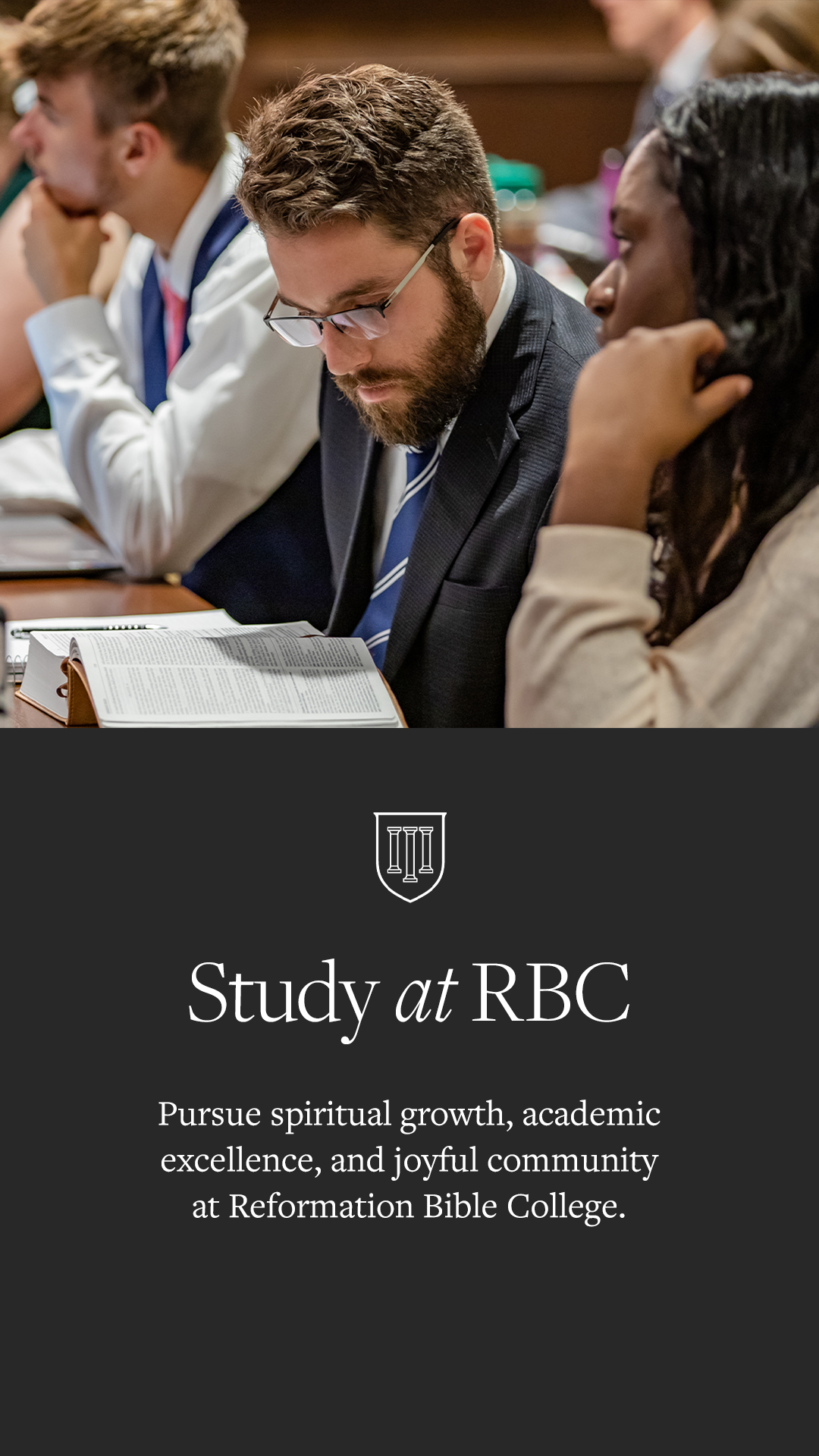 Reformation Bible College Facebook ad