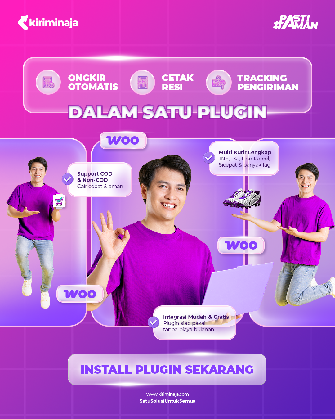 kiriminaja.com Facebook ad: Solusi Pengiriman Praktis untuk Seller & Brand Owner