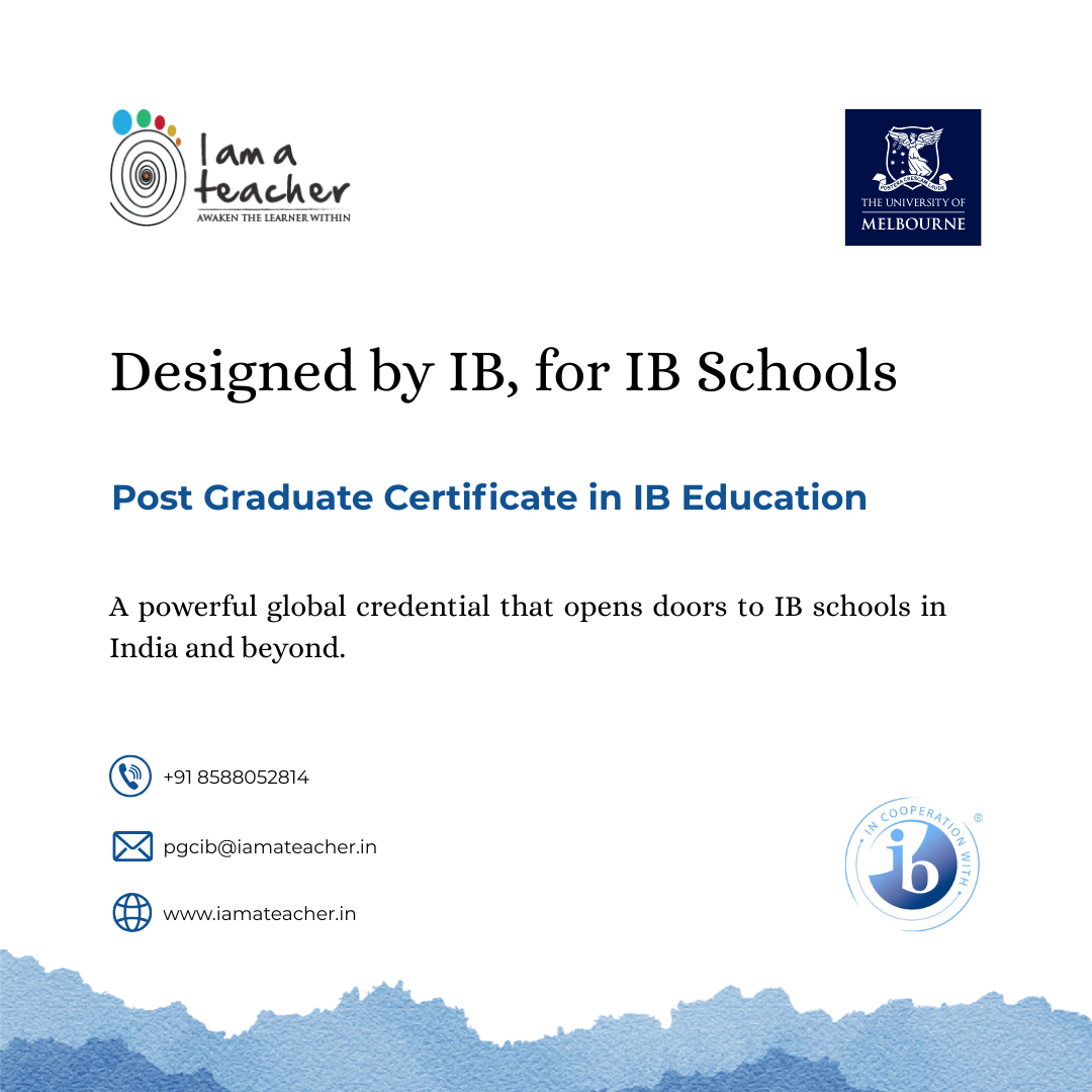 I Am A Teacher Facebook ad: Teach IB the Way it is Intended