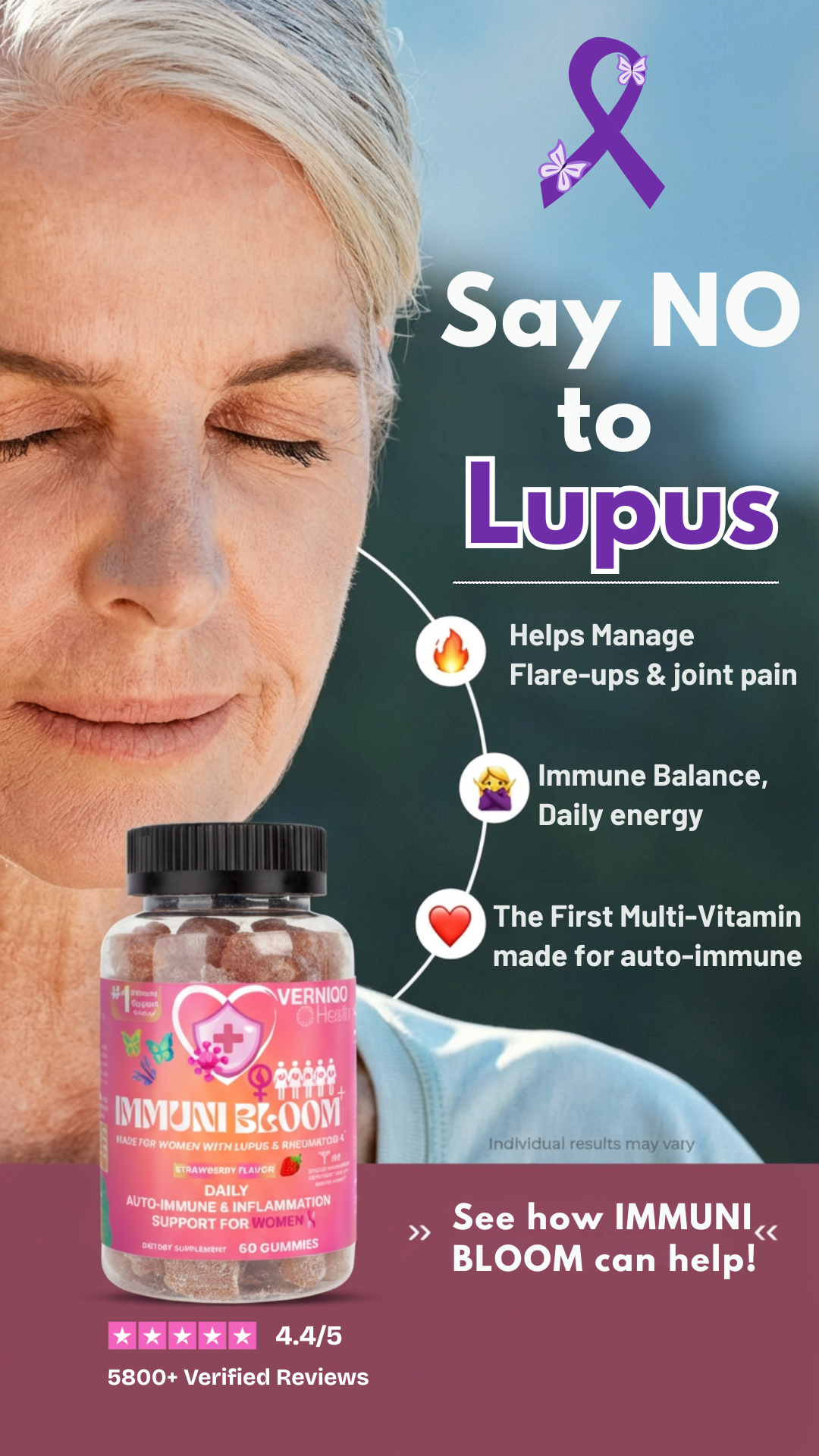 Verniqohealth Facebook ad: Click to feel like yourself again! 10,000+ women say it’s…