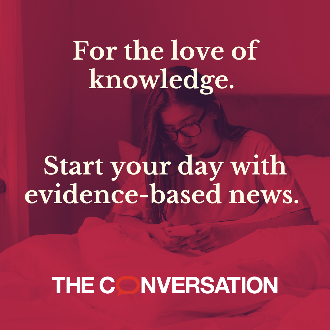 The Conversation Australia + NZ Facebook ad: Get our Daily Newsletter