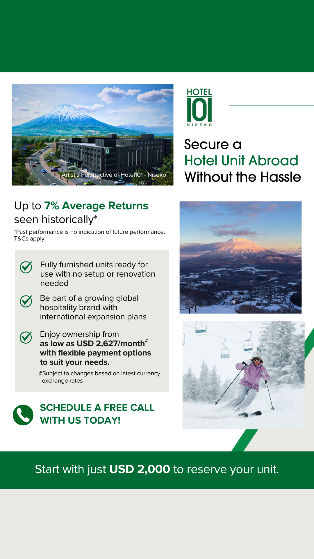 Hotel101 Global Facebook ad