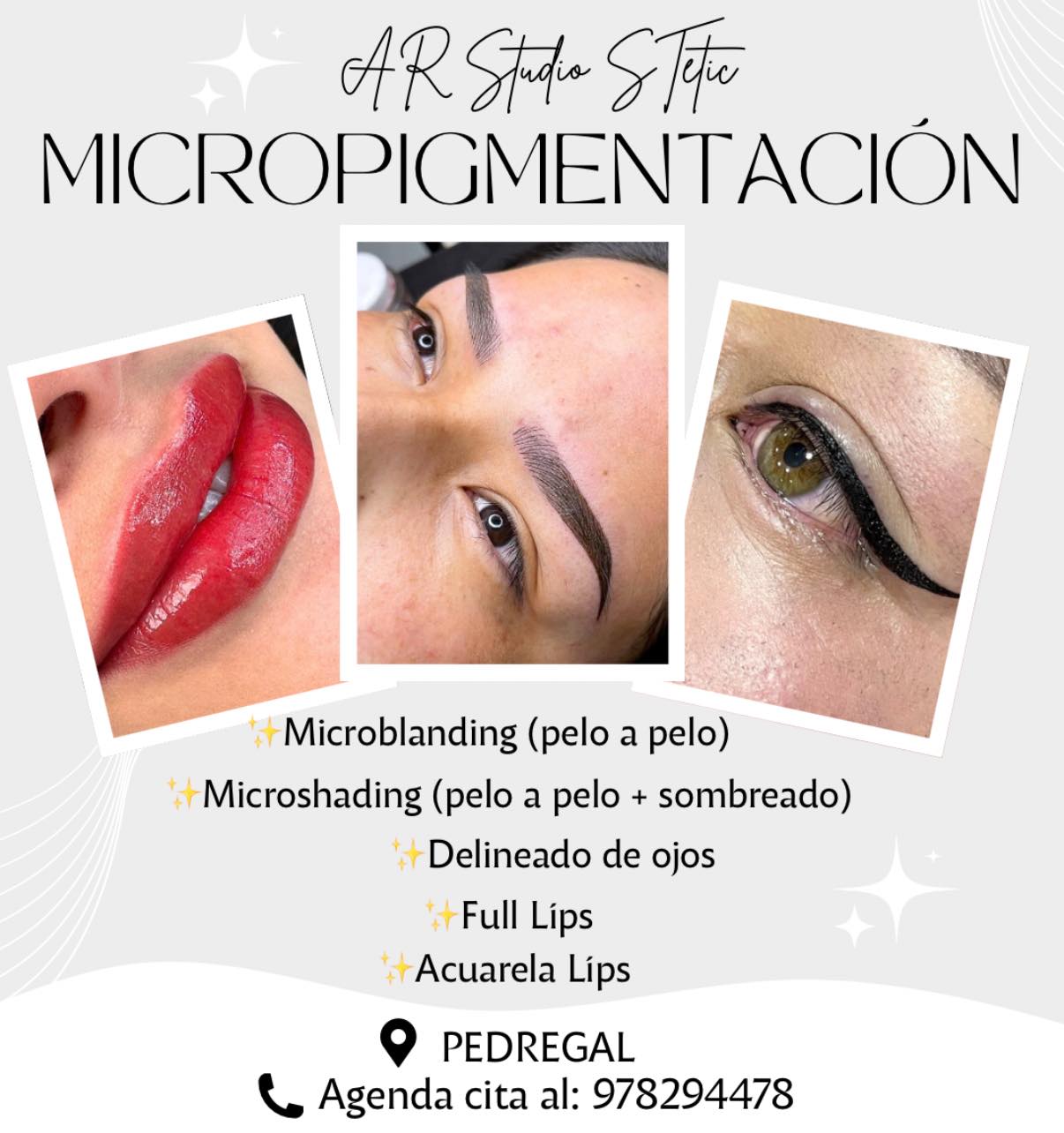 AR Studio Stetic Facebook ad: PEDREGAL
