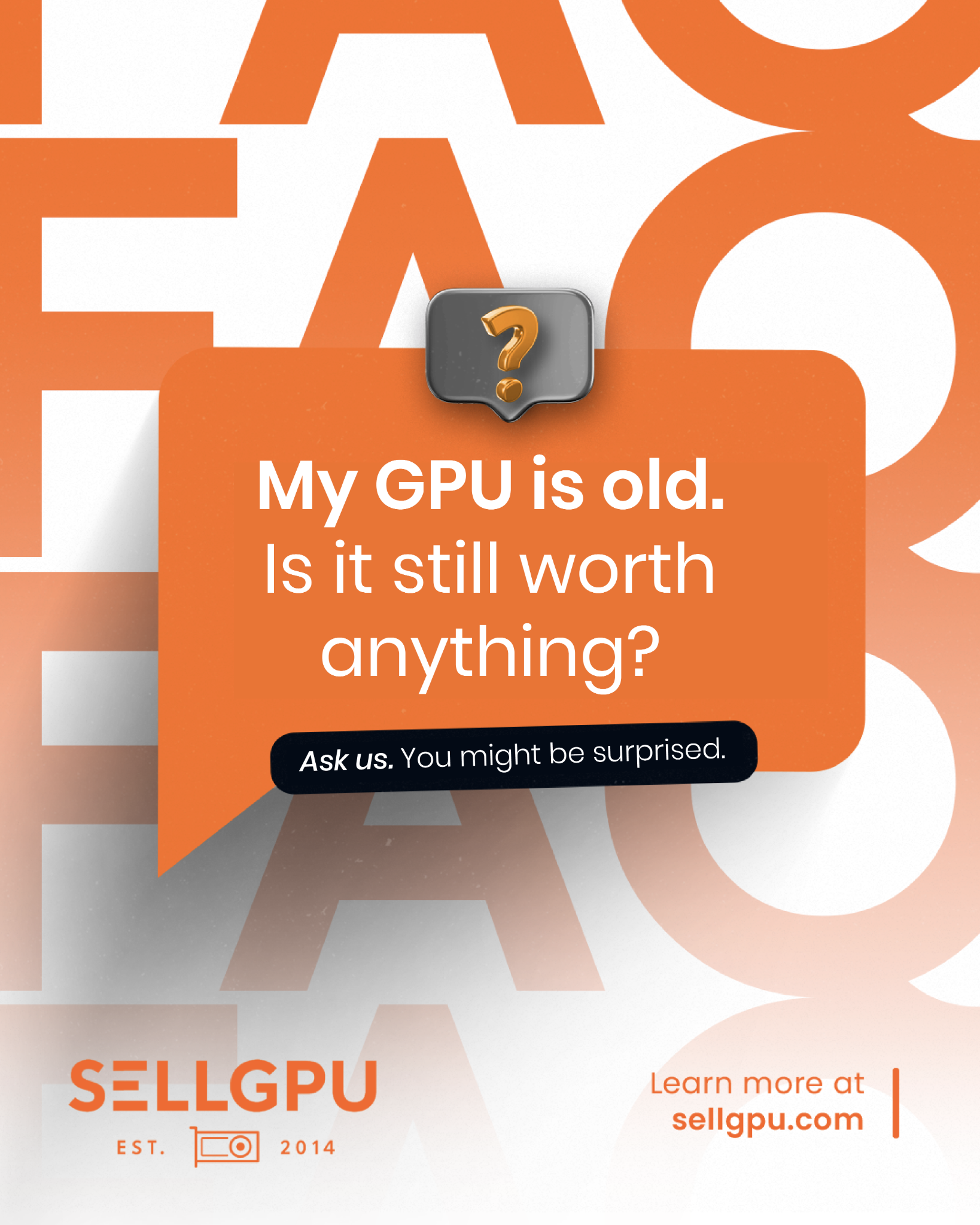 SellGPU.com Facebook ad