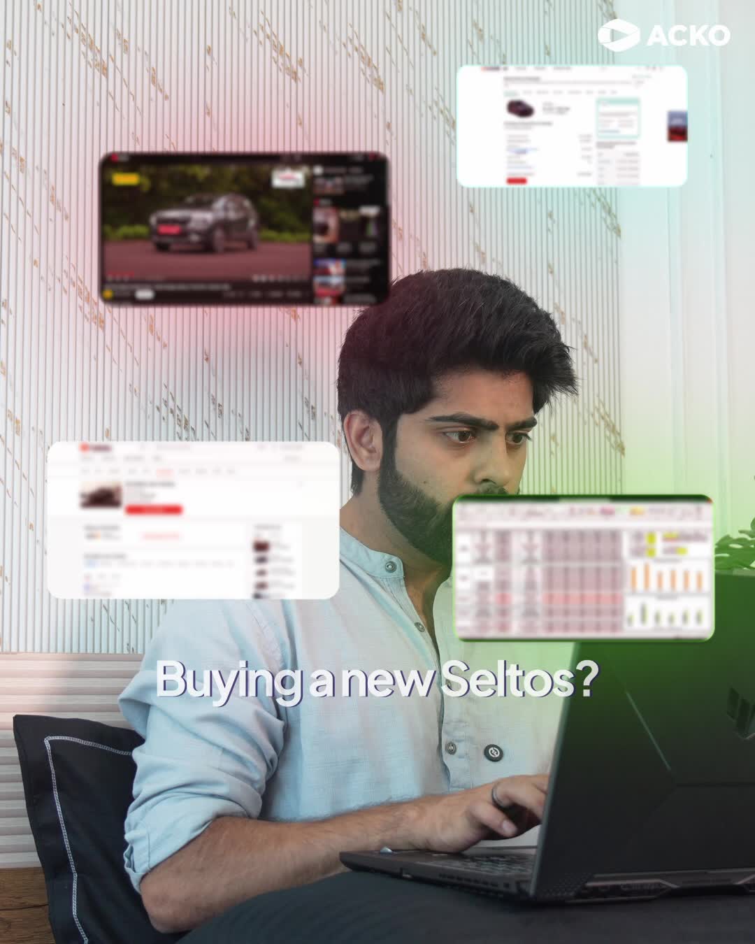 ACKO Facebook ad: Save Big on Car Insurance