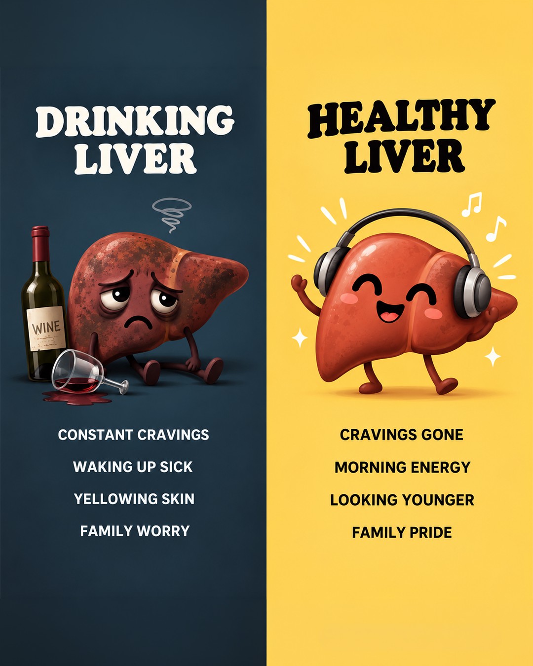 Hypnozio: power of hypnotherapy Facebook ad: Break Free from Alcohol Addiction