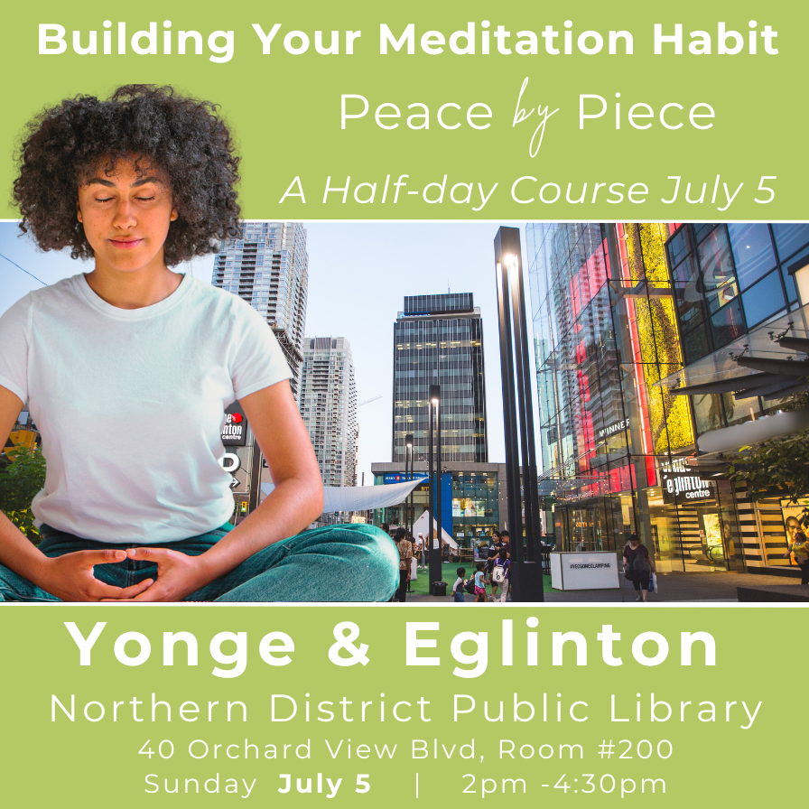 Kadampa Meditation Centre Canada Facebook ad: A half-day course on Building Your Meditation Habit