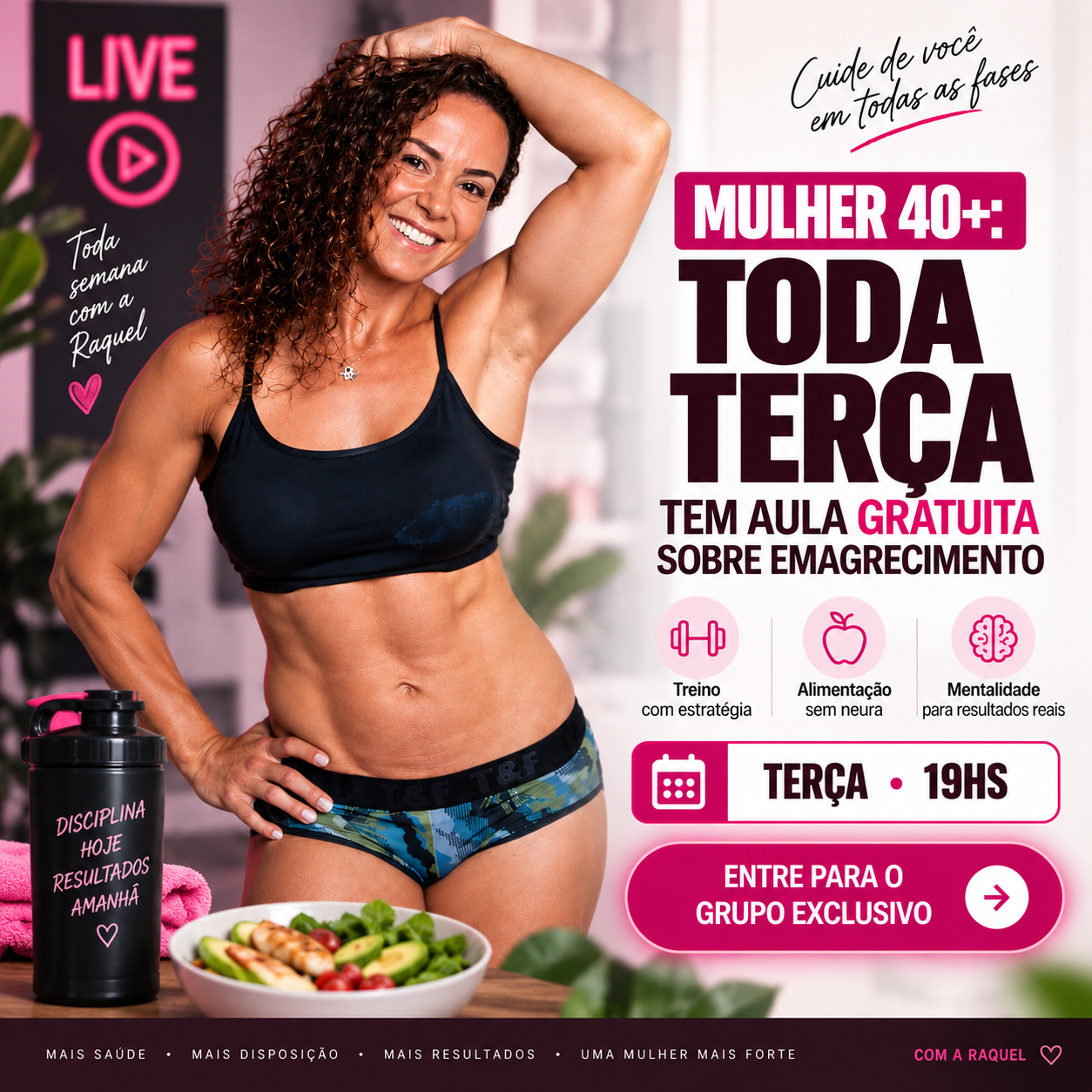 Raquel Quartiero - Health Coach Facebook ad: Acesso ao Grupo