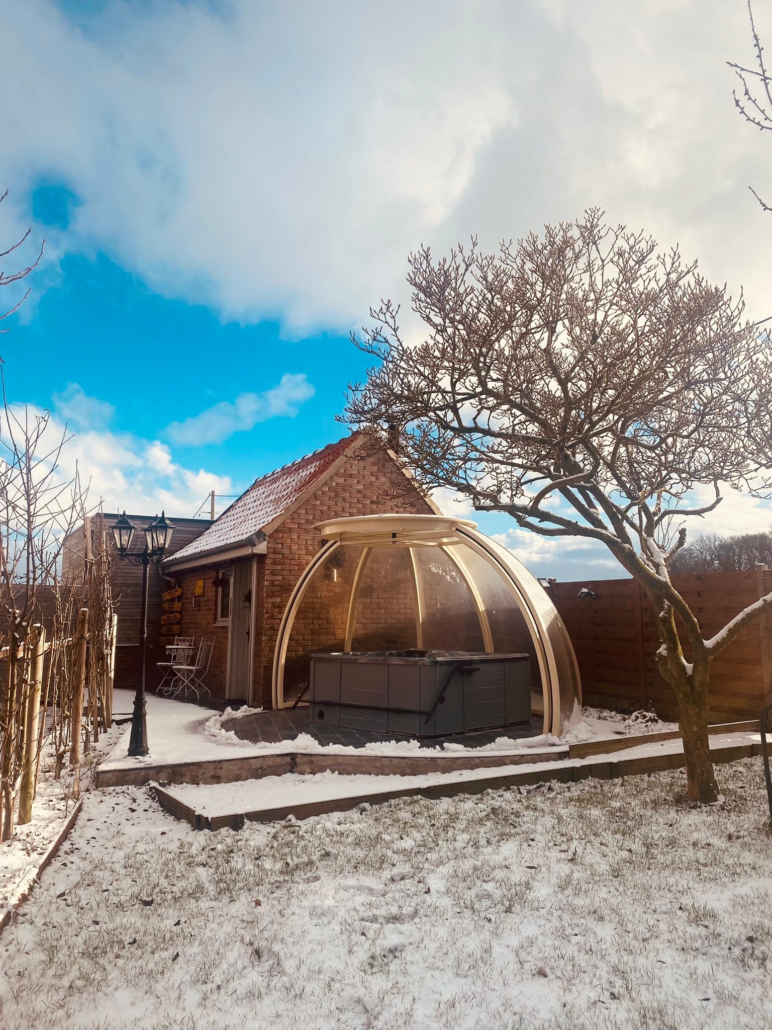 La bulle étoile spa privatif by De hopdroger Facebook ad: DE HOPDROGER