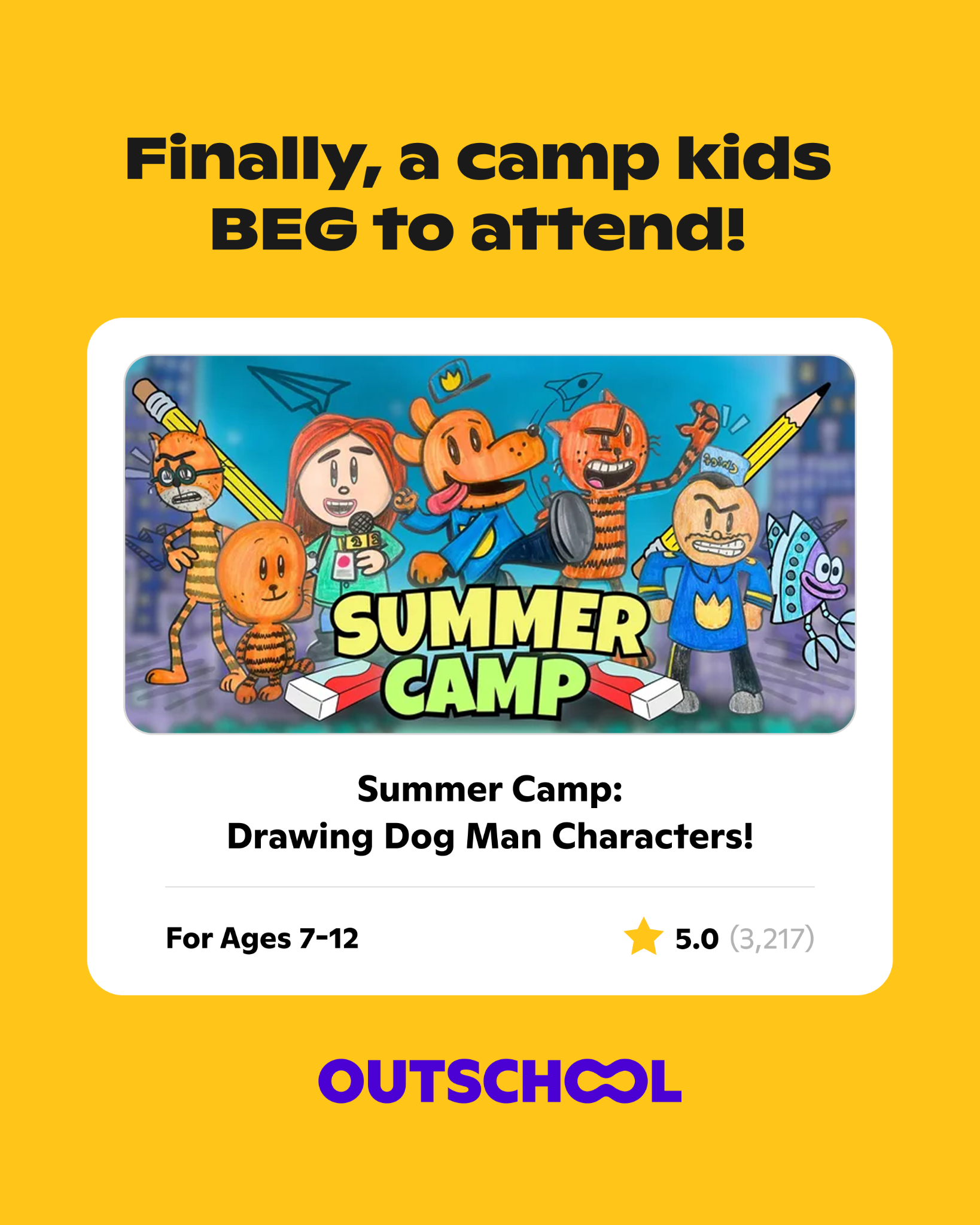 Outschool Facebook ad