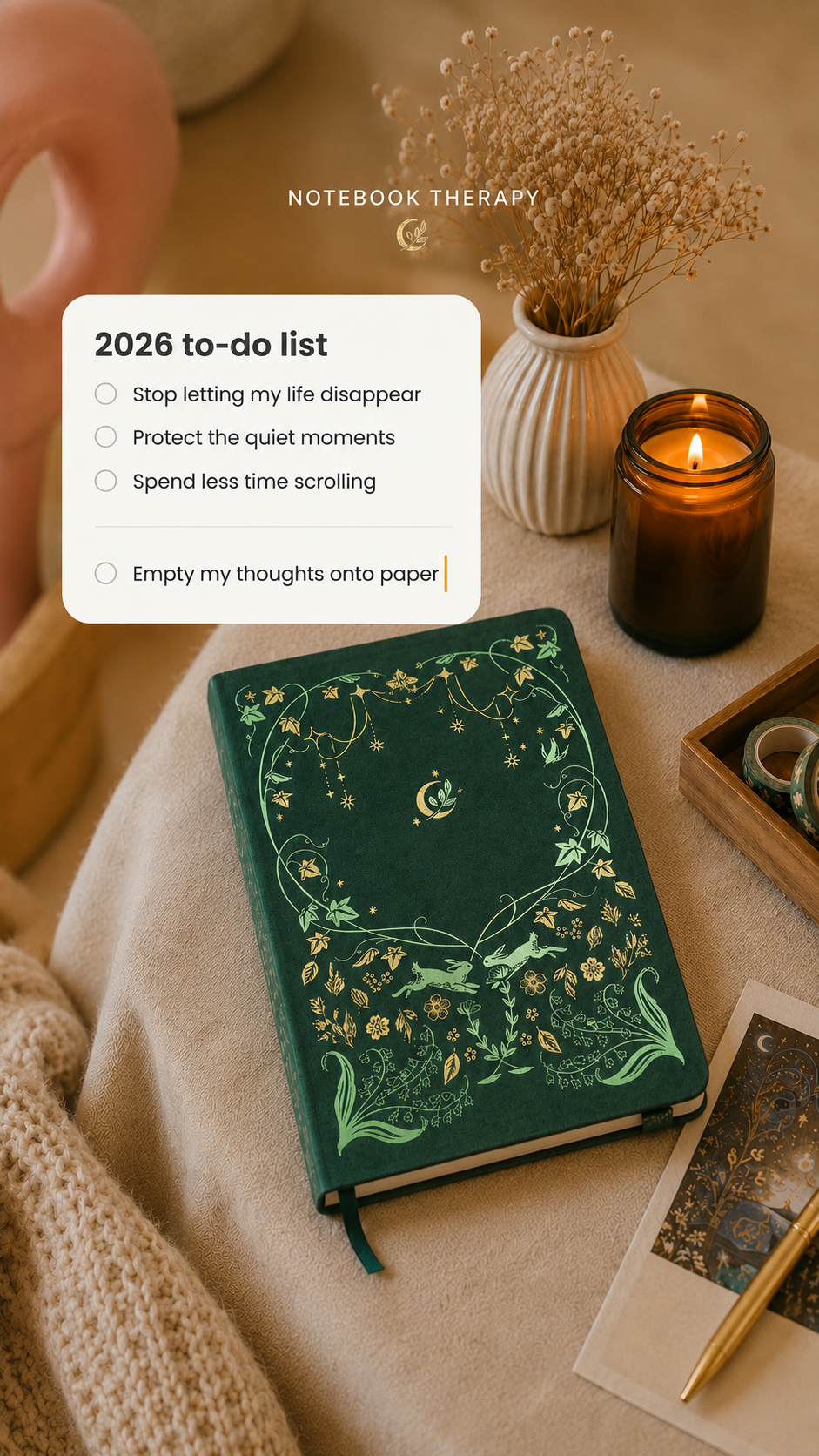 Notebook Therapy Facebook ad